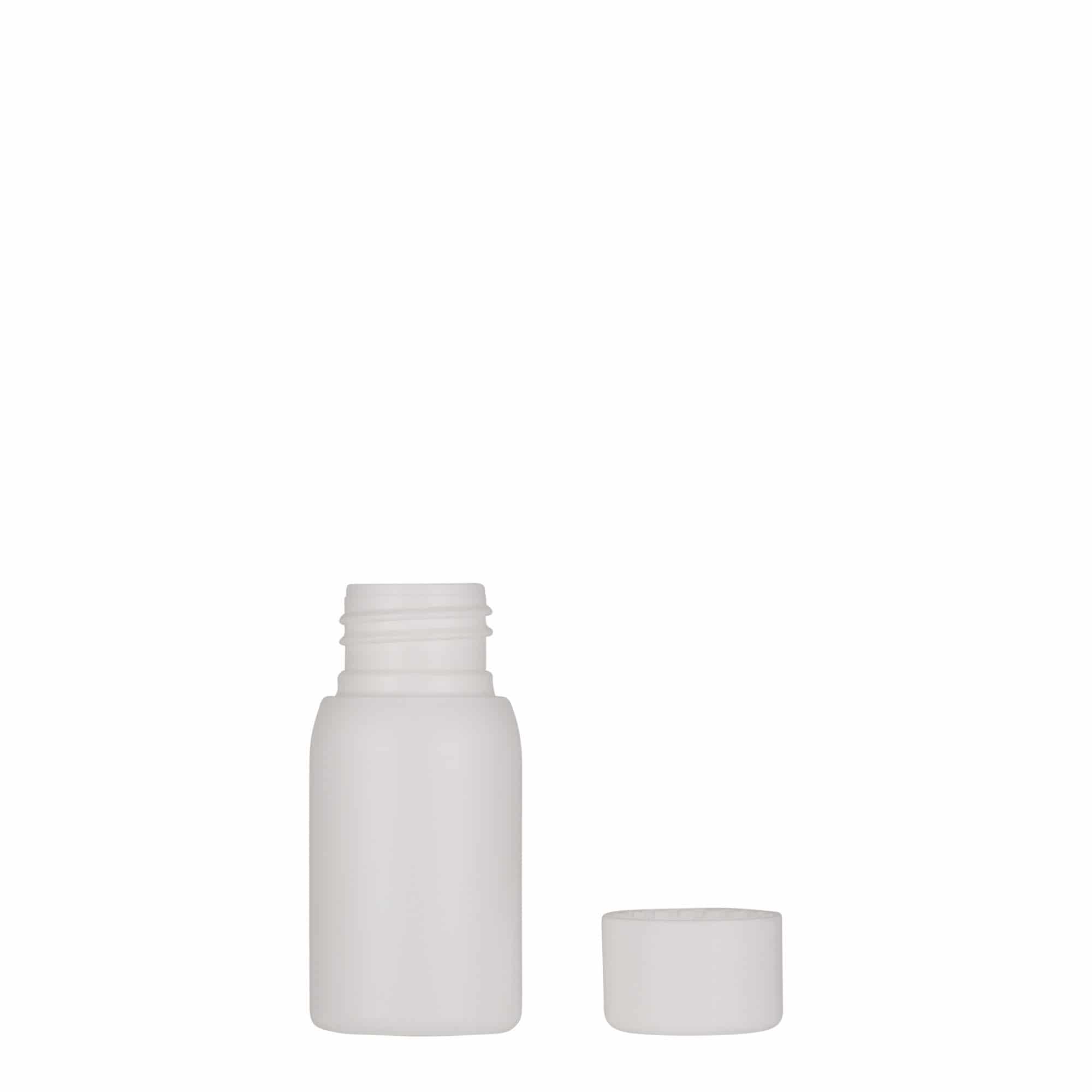 Πλαστικό μπουκάλι 'Tuffy' 30 ml, HDPE, λευκό, στόμιο: 24/410