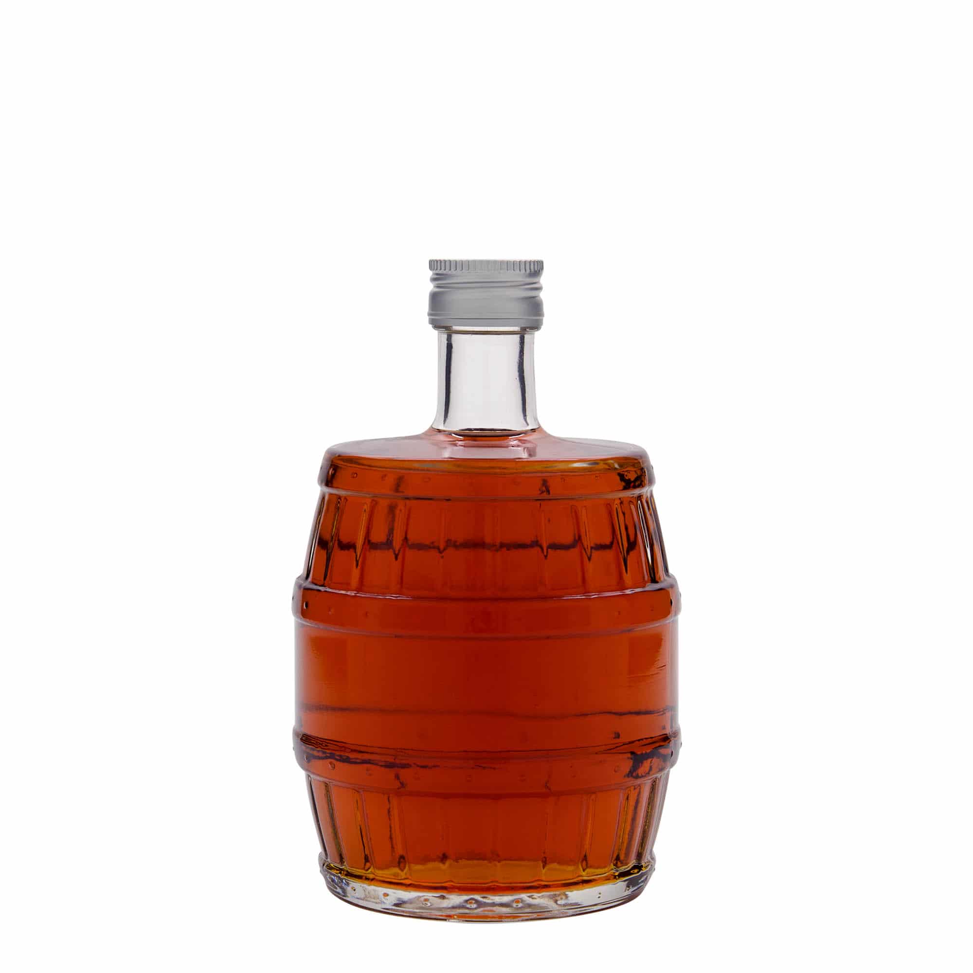 500 ml γυάλινο μπουκάλι 'βαρέλι', στόμιο: PP 28
