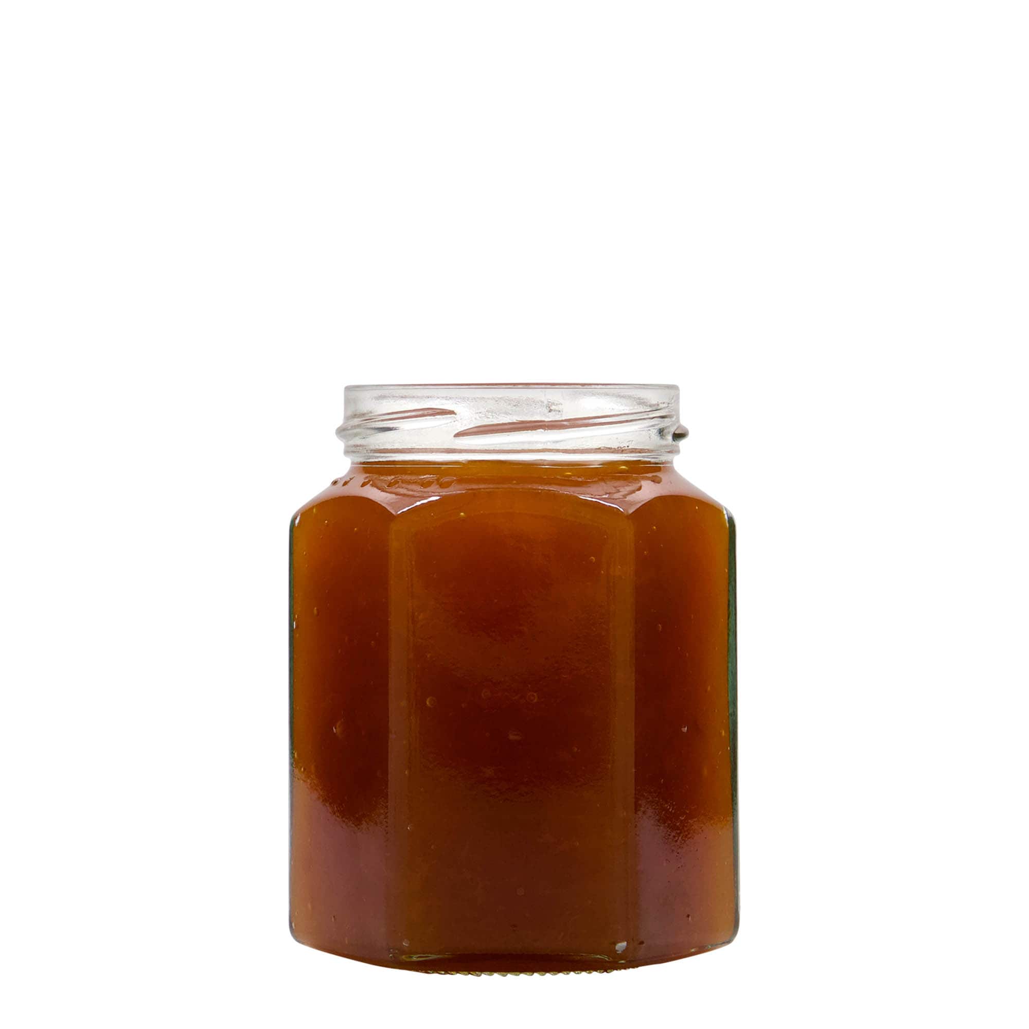 288 ml γυάλινο εξαγωνικό βάζο, στόμιο: Twist-Off (TO 63) 288 ml γυάλινο εξαγωνικό βάζο, στόμιο: Twist-Off (TO 63)