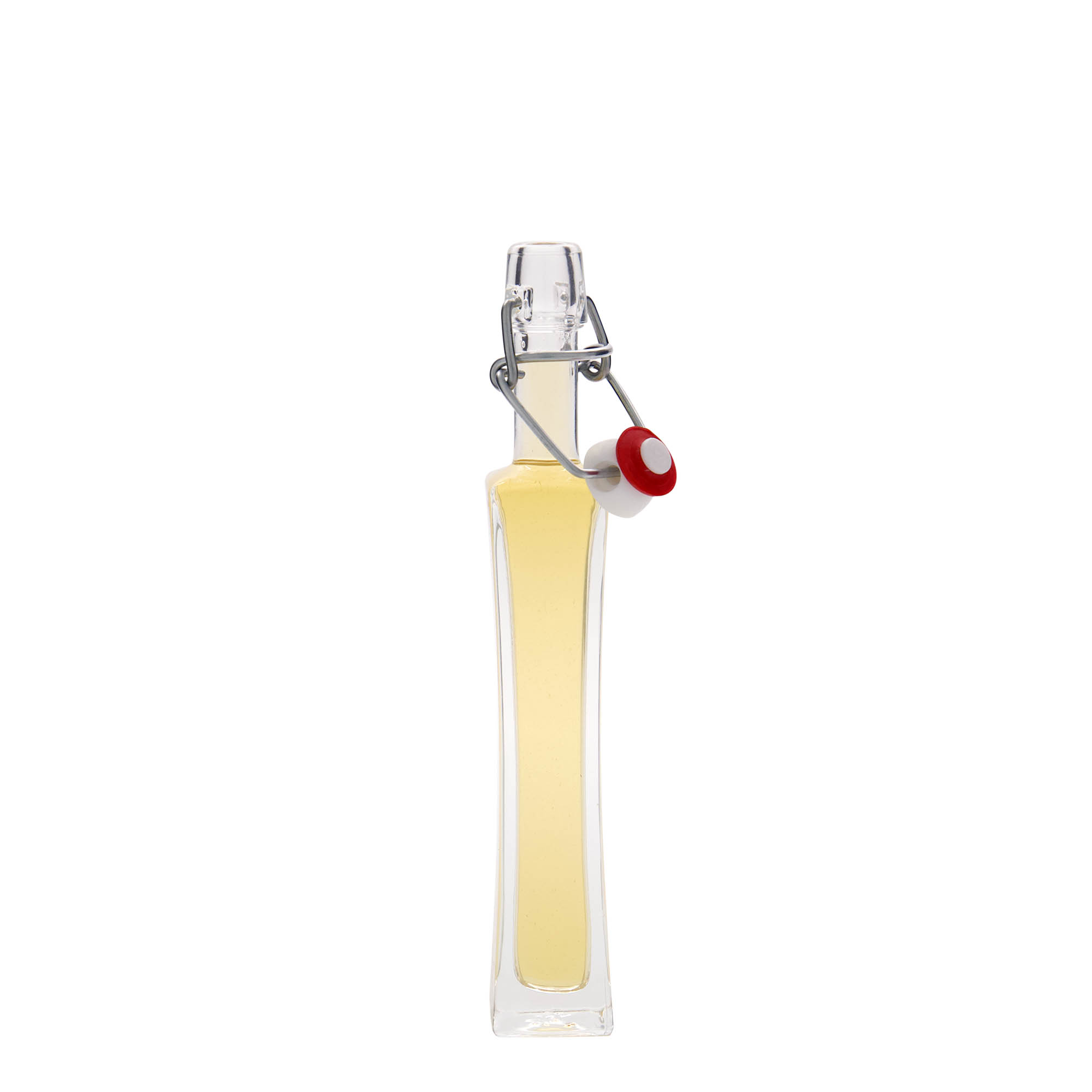 Γυάλινο μπουκάλι 'Koko' 40 ml, τετράγωνο, στόμιο: μηχανικό πώμα