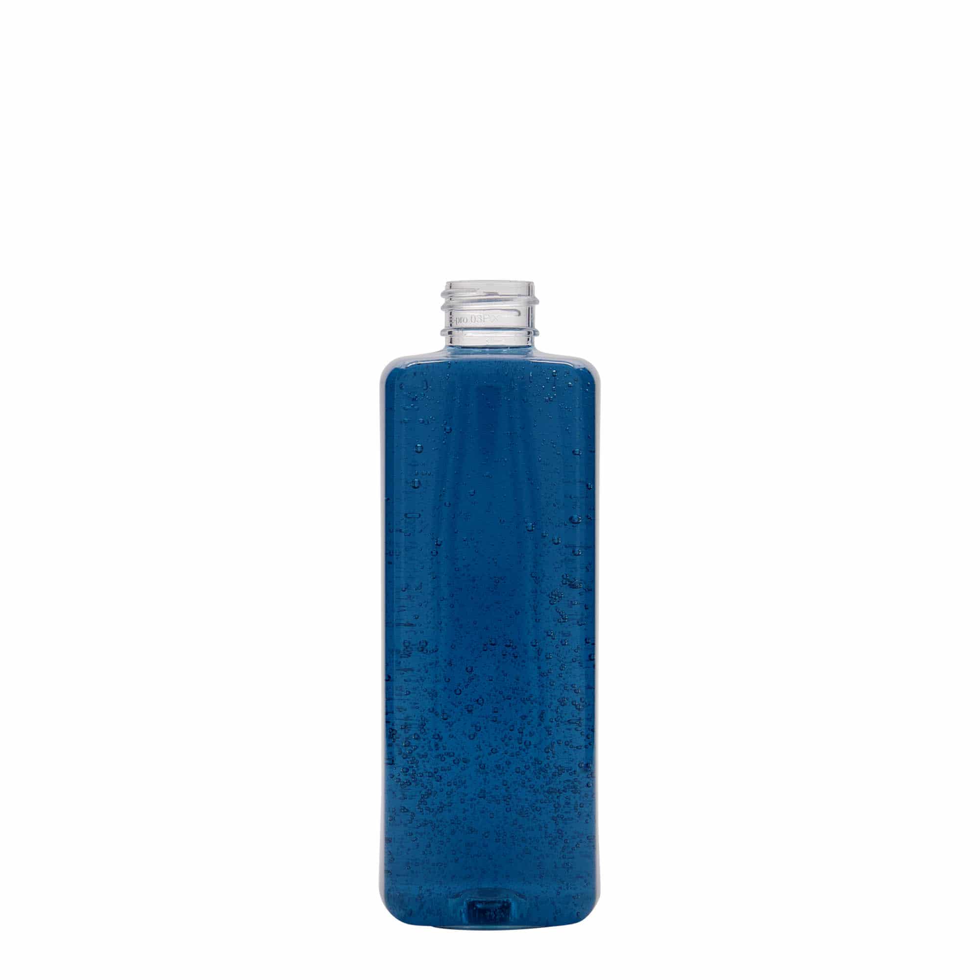 Μπουκάλι PET 'Karl' 300 ml, τετράγωνο, πλαστικό, στόμιο: 24/410