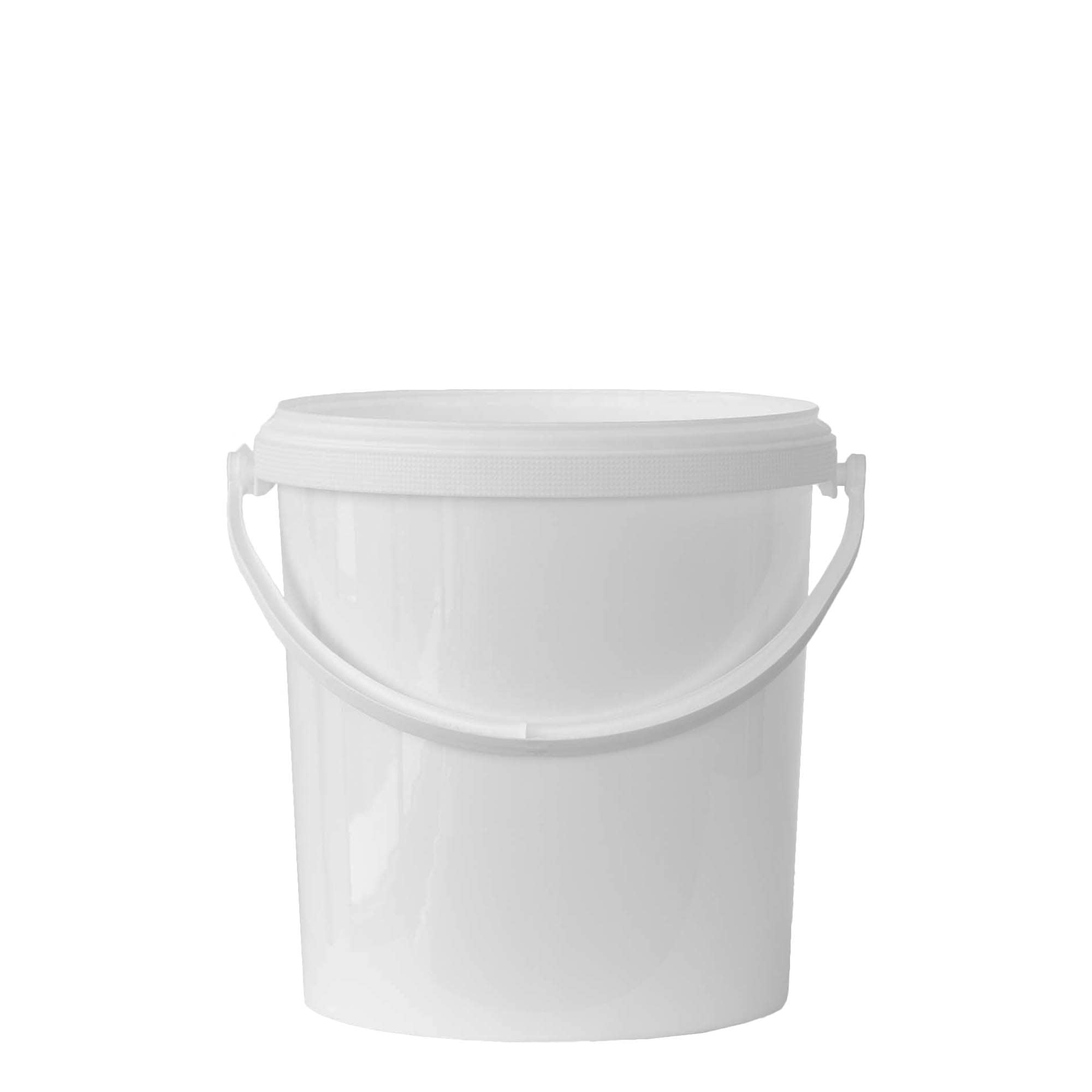 Κουβάς 6 l, πλαστικό PP, λευκό