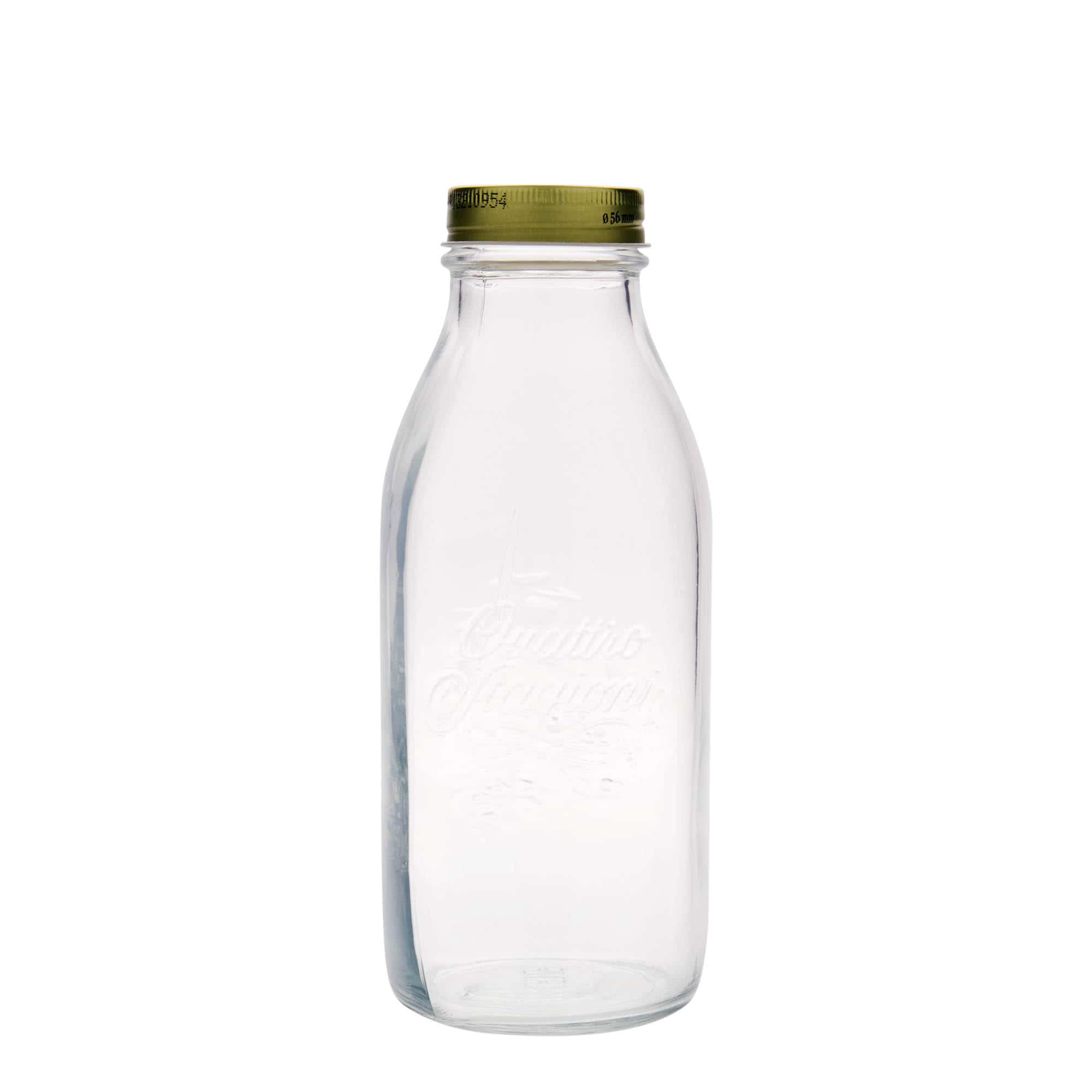 Γυάλινο μπουκάλι 'Quattro Stagioni' 1.000 ml, στόμιο: βιδωτό πώμα Γυάλινο μπουκάλι 'Quattro Stagioni' 1.000 ml, στόμιο: βιδωτό πώμα