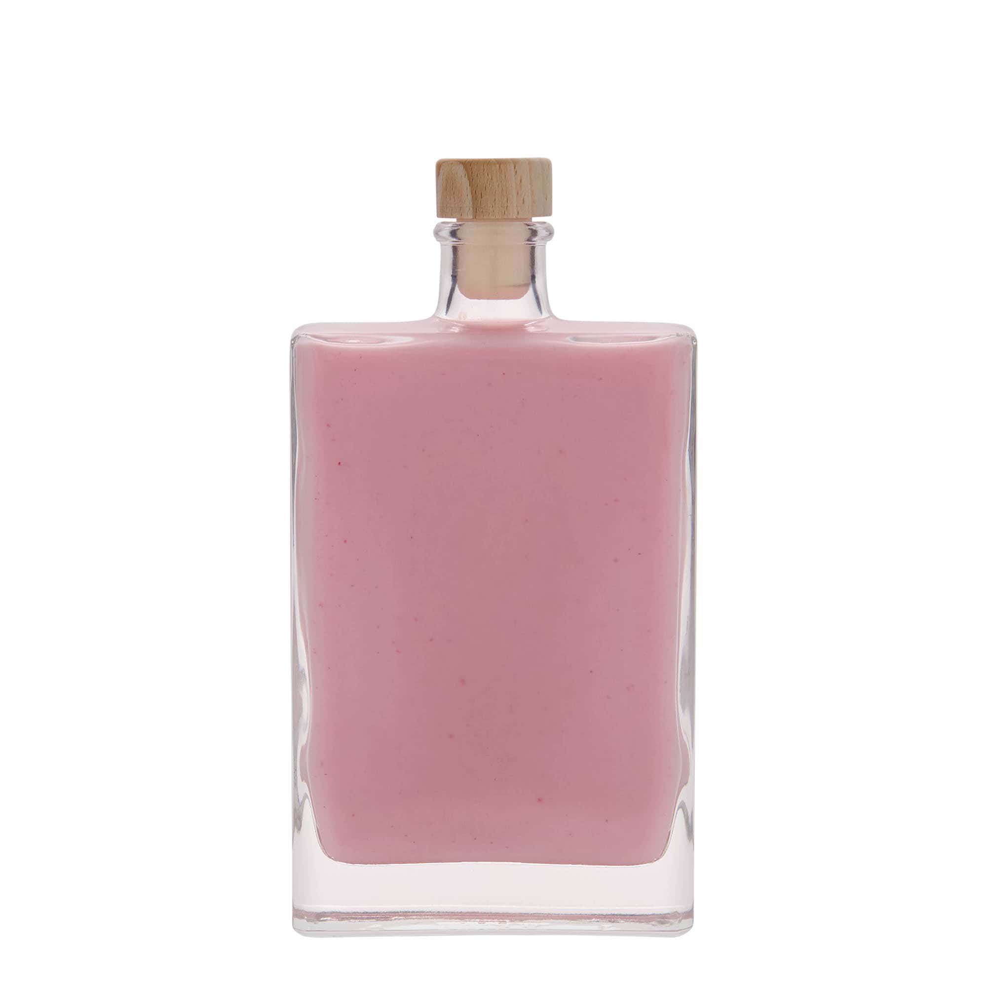 Γυάλινο μπουκάλι 'Julia' 350 ml, ορθογώνιο, στόμιο: φελλός