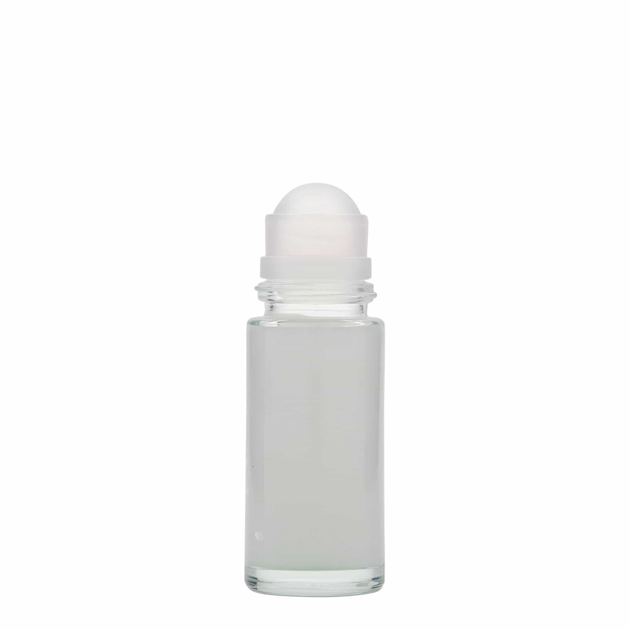 50 ml φιάλη Roll-On, γυαλί, στόμιο: βιδωτό καπάκι