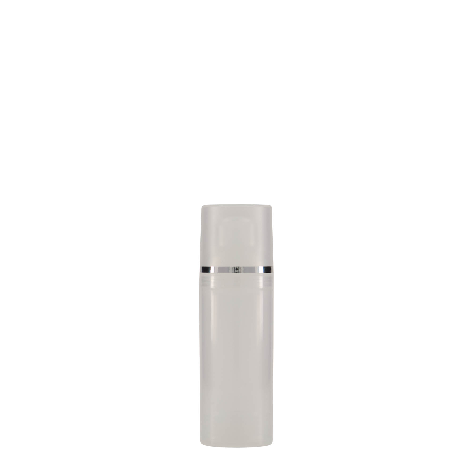 50 ml Airless Διανομέας 'Mezzo', πλαστικό PP, φυσικό 50 ml Airless Διανομέας 'Mezzo', πλαστικό PP, φυσικό