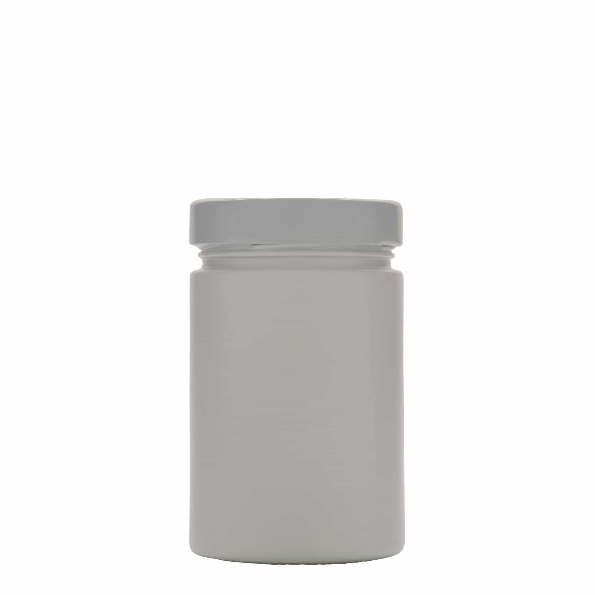 Στρογγυλό βάζο 'Aurora' 327 ml, λευκό, στόμιο: deep twist-off (DTO 66)