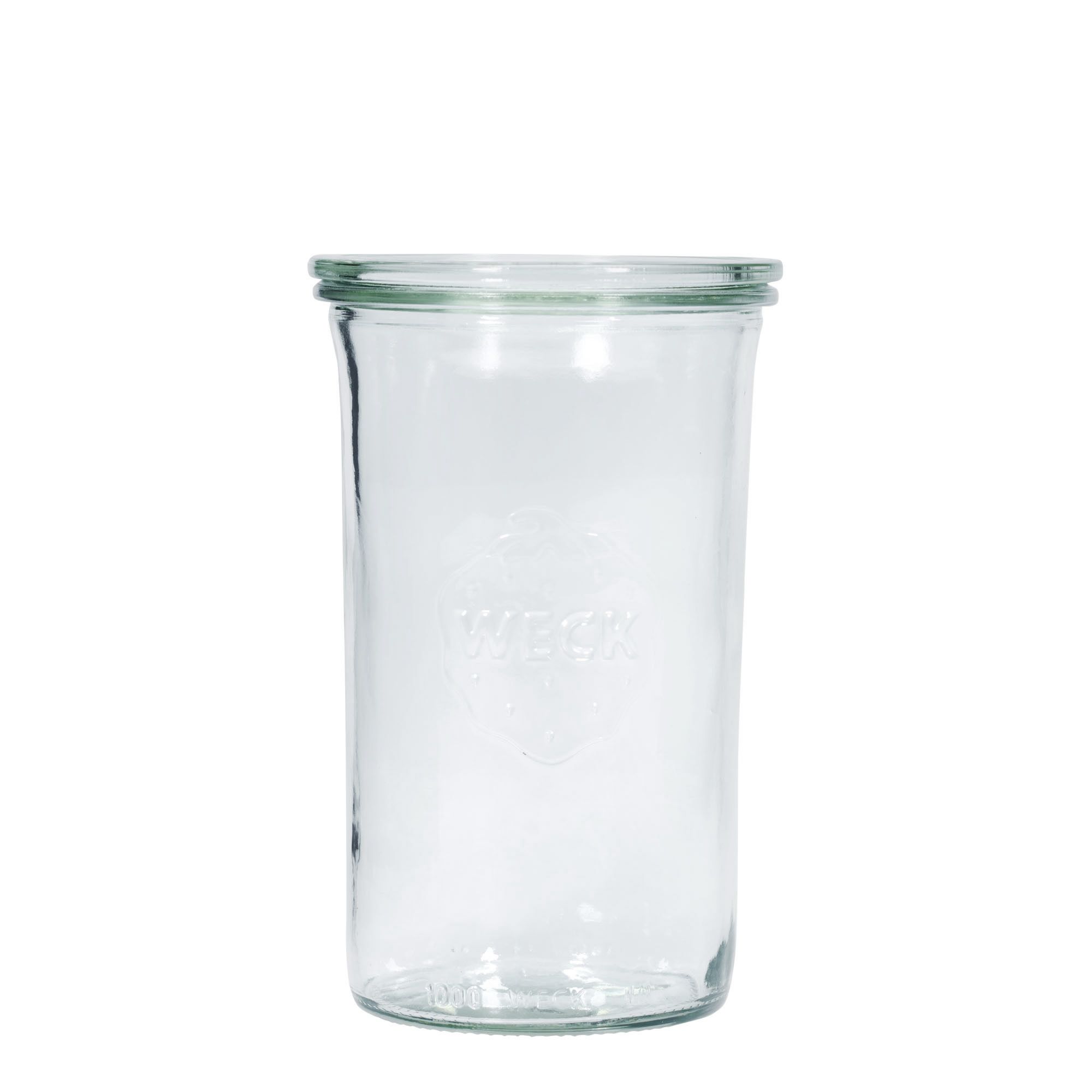 1.000 ml βάζο WECK με καπάκι τύπου Sturz, στόμιο: στρογγυλή άκρη