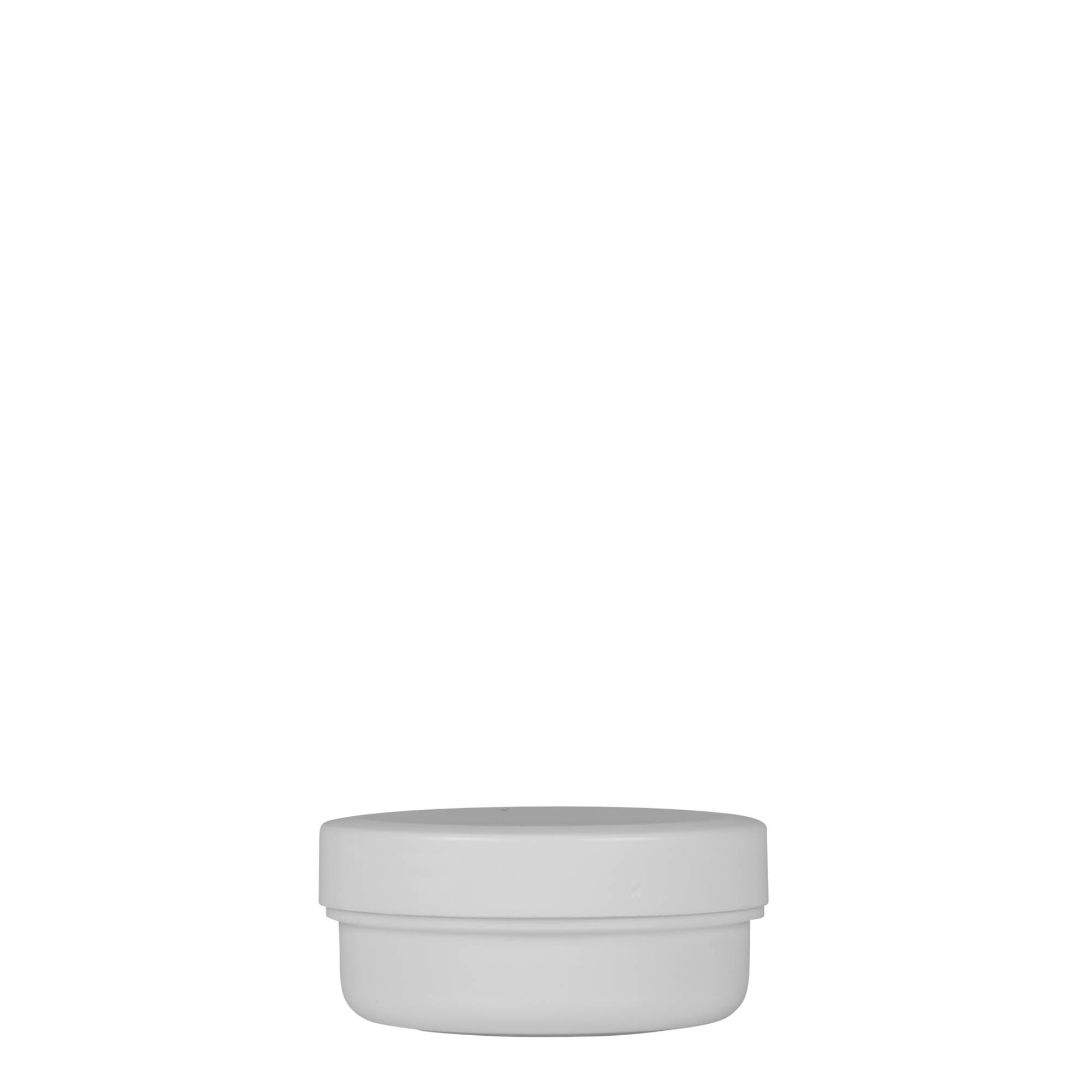 12 ml πλαστικό δοχείο 'White Line', PP, λευκό, στόμιο: βιδωτό καπάκι