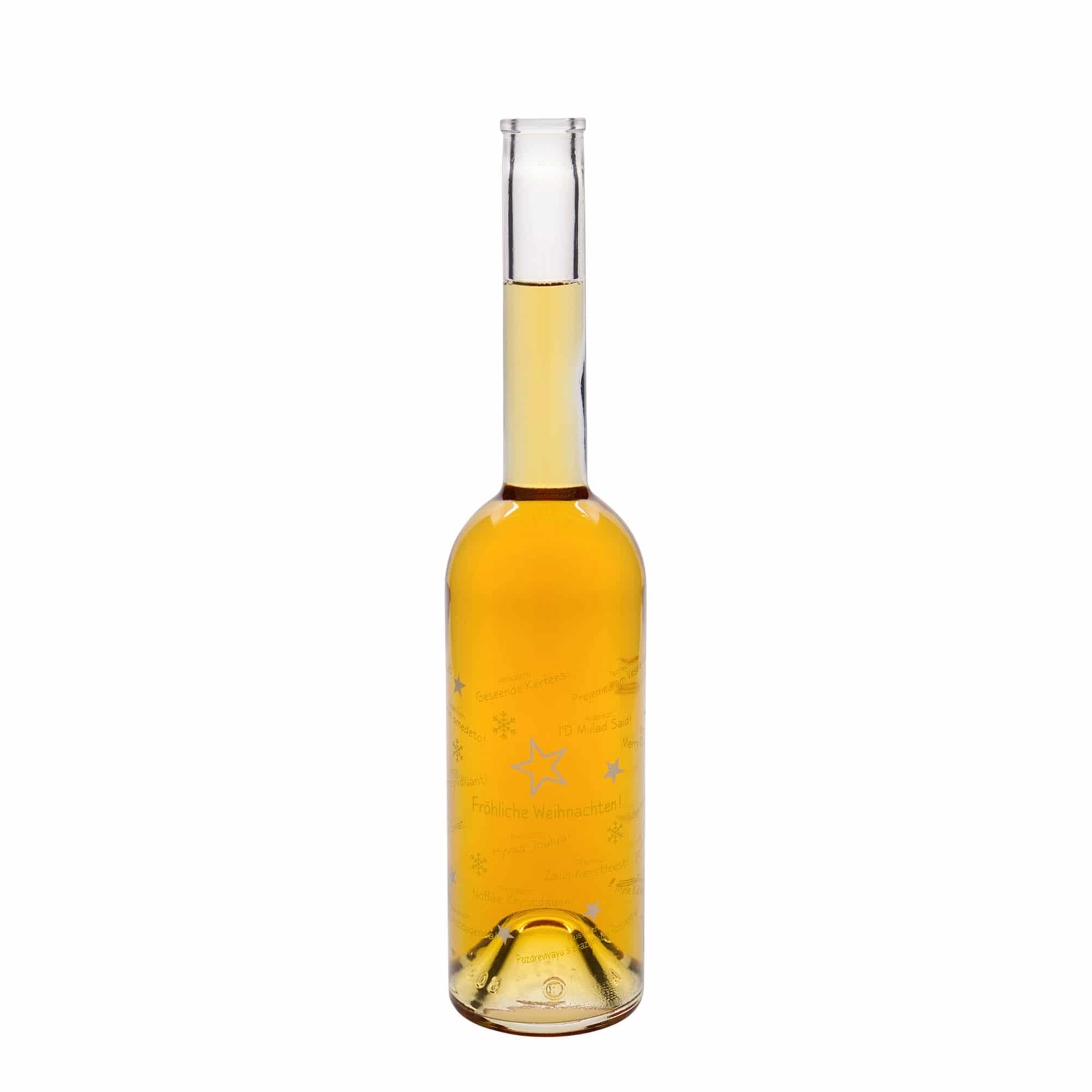 500 ml γυάλινο μπουκάλι 'Όπερα', σχέδιο: Χριστούγεννα στον κόσμο, στόμιο: φελλός 500 ml γυάλινο μπουκάλι 'Όπερα', σχέδιο: Χριστούγεννα στον κόσμο, στόμιο: φελλός