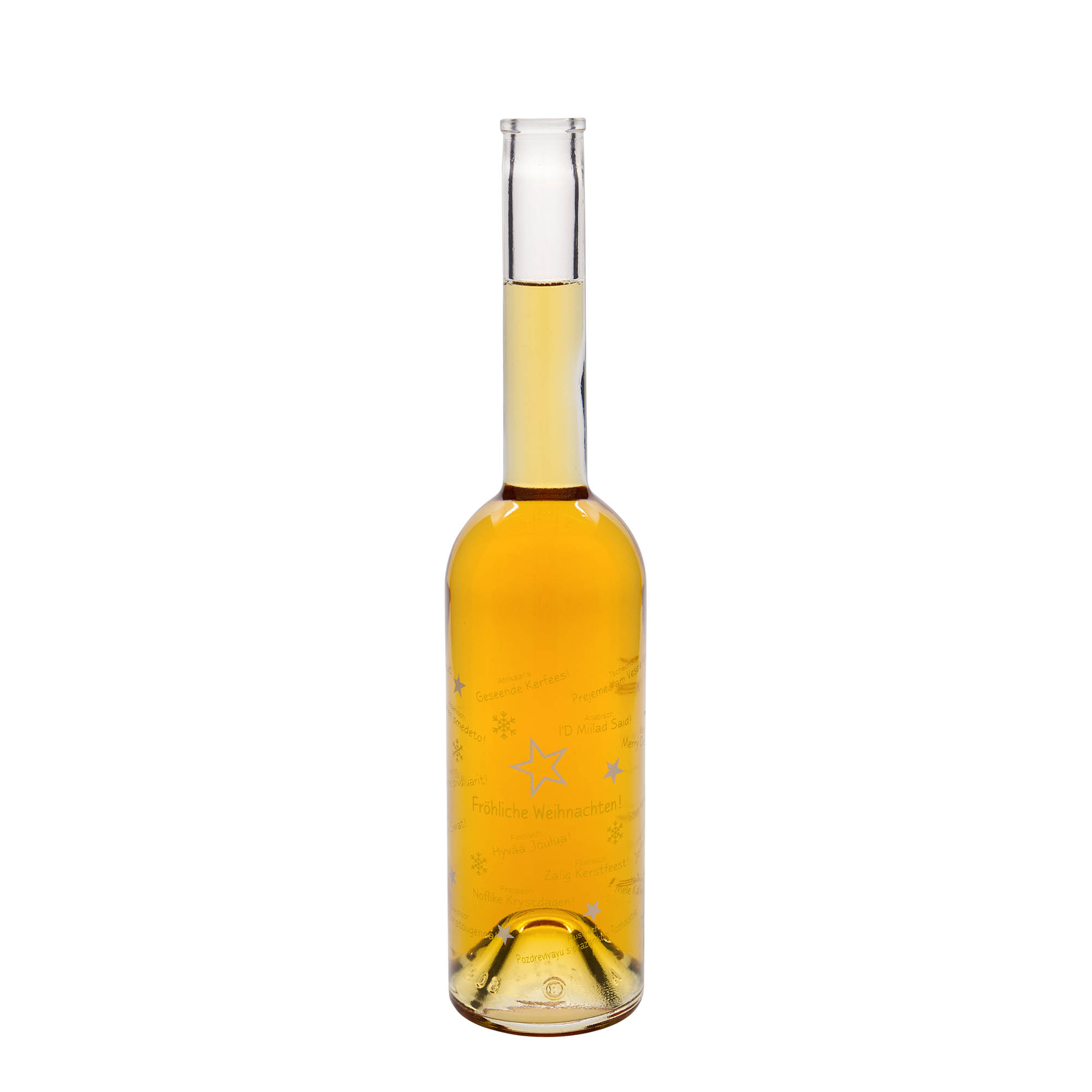 500 ml γυάλινο μπουκάλι 'Όπερα', σχέδιο: Χριστούγεννα στον κόσμο, στόμιο: φελλός 500 ml γυάλινο μπουκάλι 'Όπερα', σχέδιο: Χριστούγεννα στον κόσμο, στόμιο: φελλός