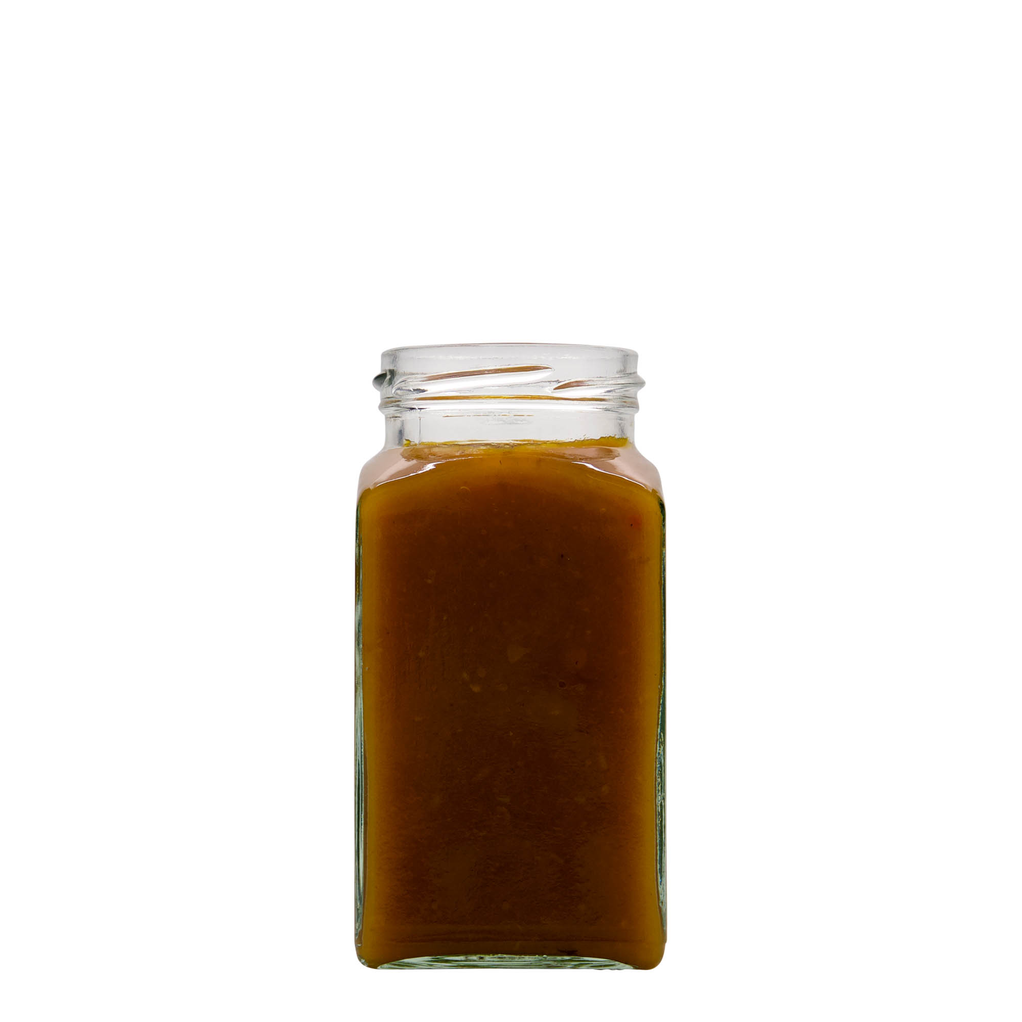 312 ml τετράγωνο γυάλινο δοχείο, στόμιο: Twist-Off (TO 58) 312 ml τετράγωνο γυάλινο δοχείο, στόμιο: Twist-Off (TO 58)
