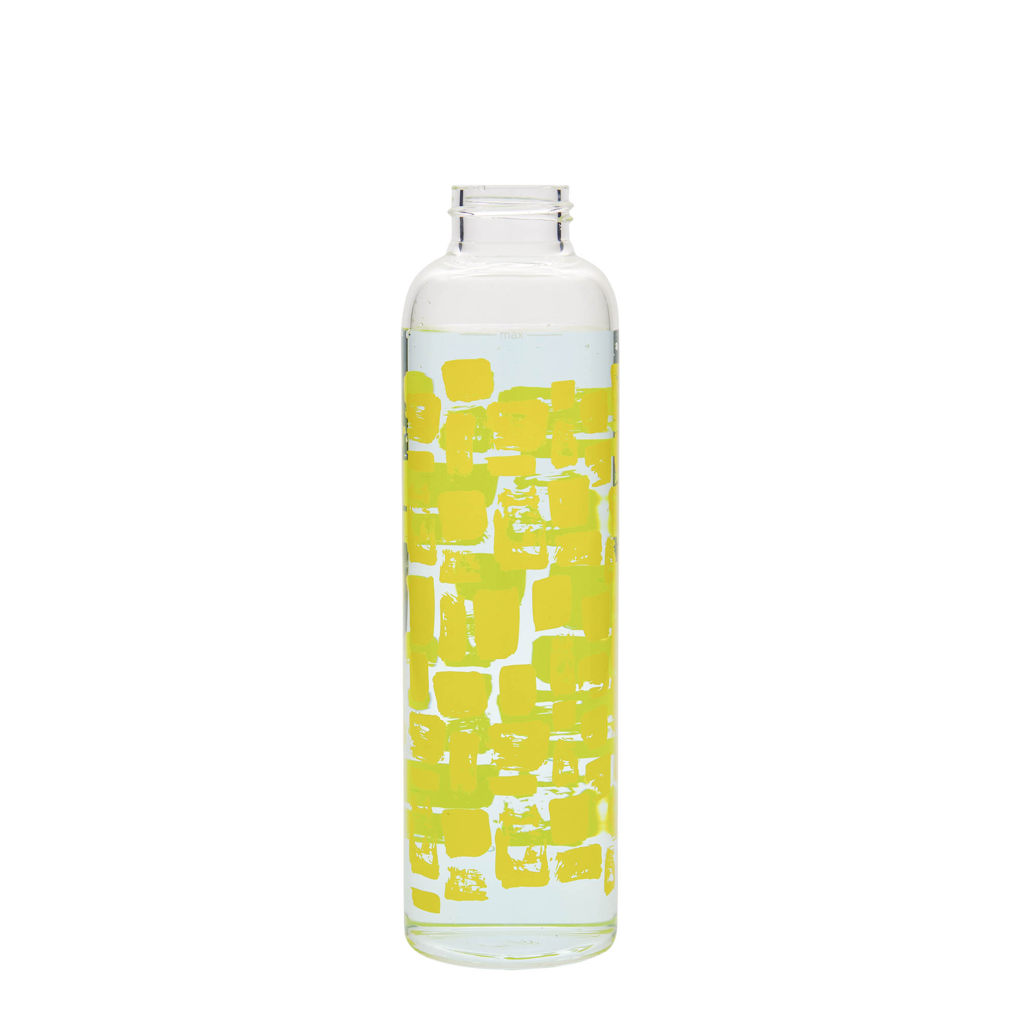 500 ml Παγούρι πόσης 'Περσέας - Κίτρινα Ορθογώνια', στόμιο: βιδωτό καπάκι