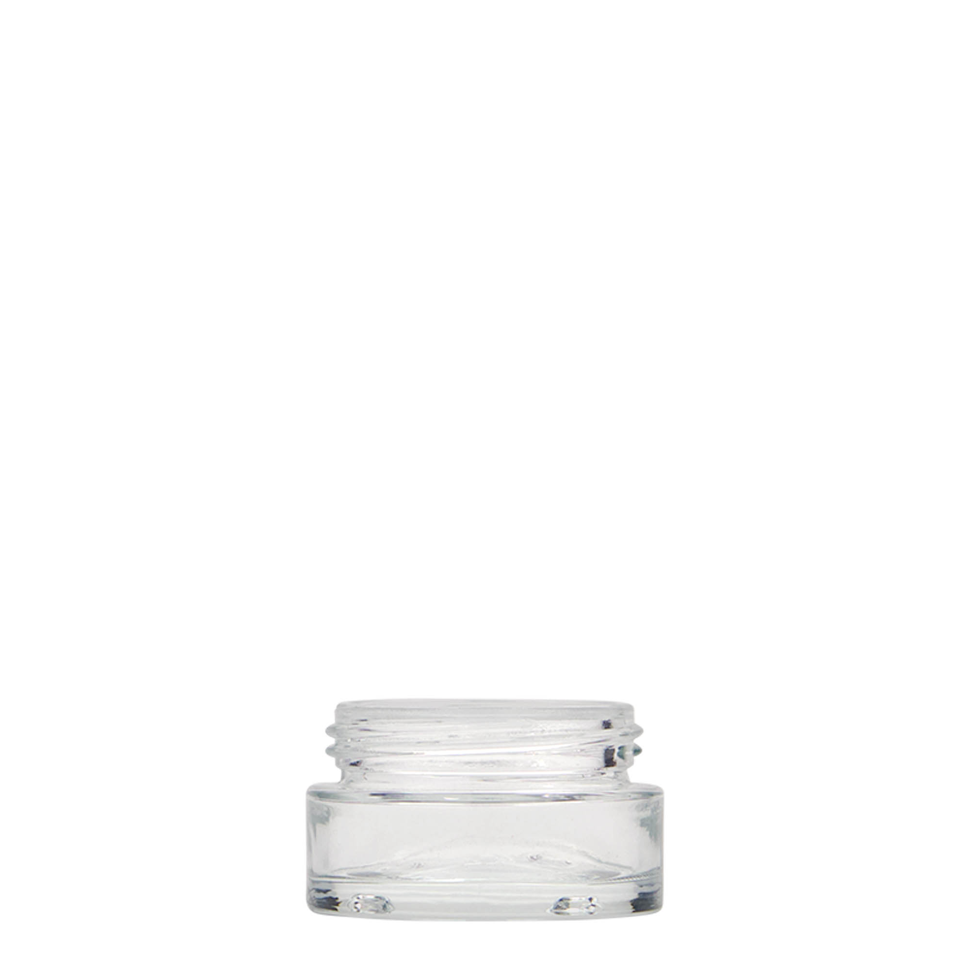 15 ml βαζάκι 'Clear Edition', γυαλί, στόμιο: βιδωτό καπάκι