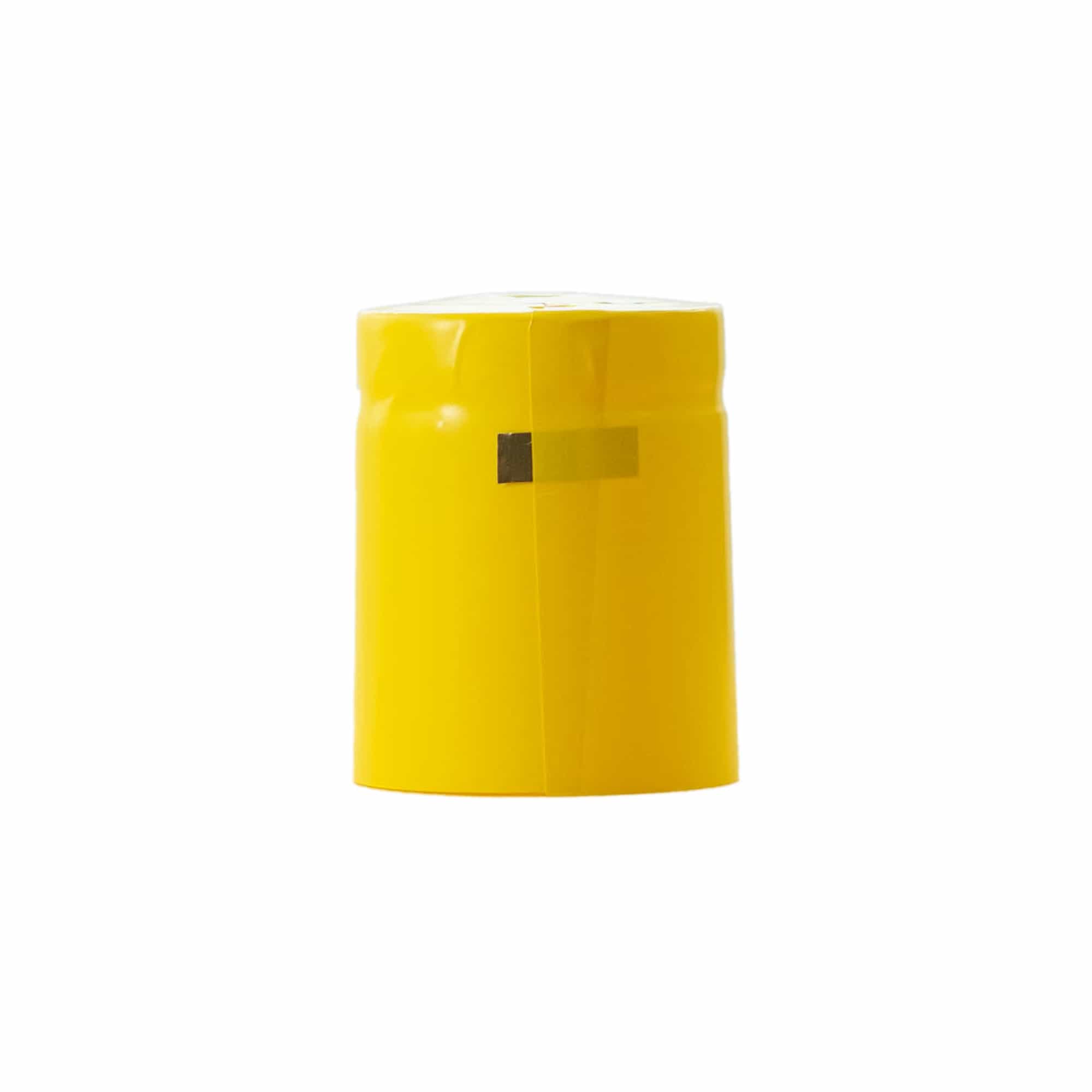 Θερμοσυρρικνούμενη κάψουλα 32x41, πλαστικό PVC, κίτρινη