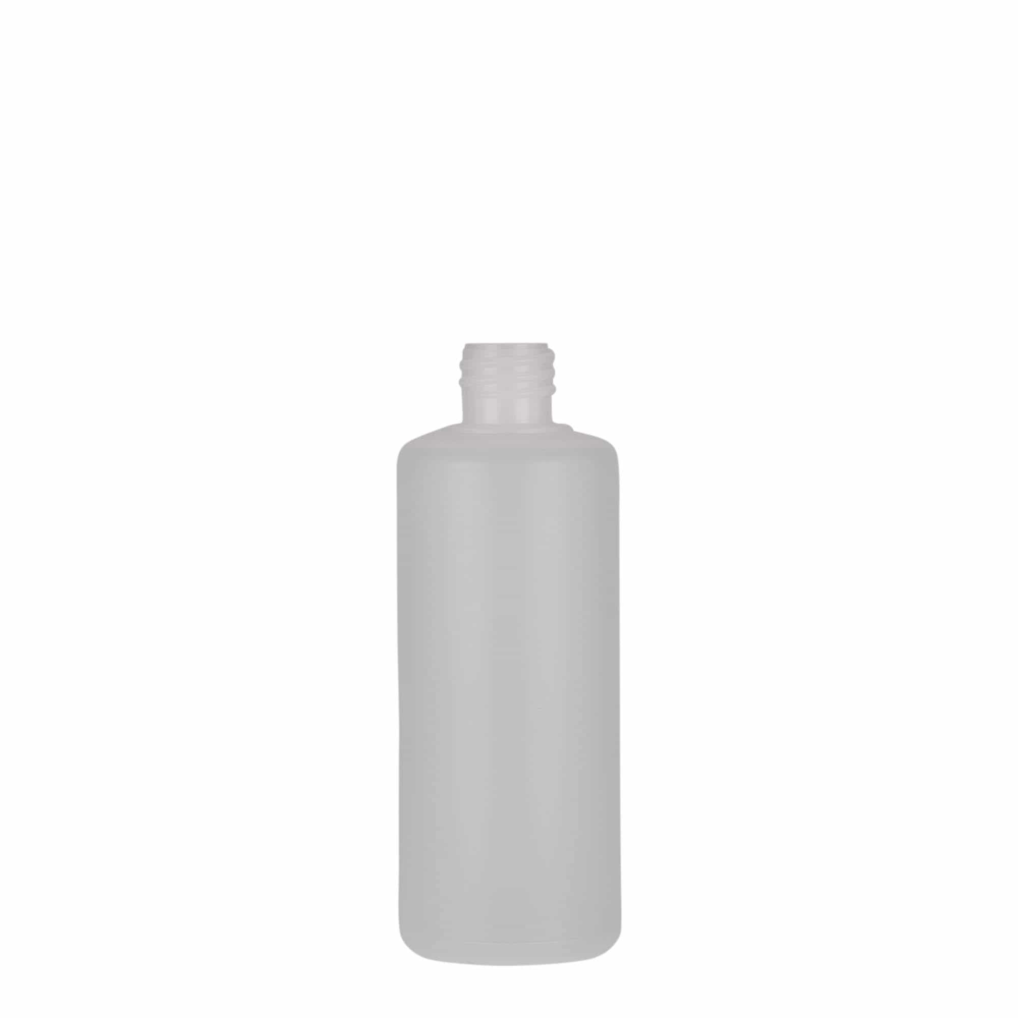 Στρογγυλό μπουκάλι 100 ml, πλαστικό PE, φυσικό χρώμα, στόμιο: βιδωτό πώμα Στρογγυλό μπουκάλι 100 ml, πλαστικό PE, φυσικό χρώμα, στόμιο: βιδωτό πώμα