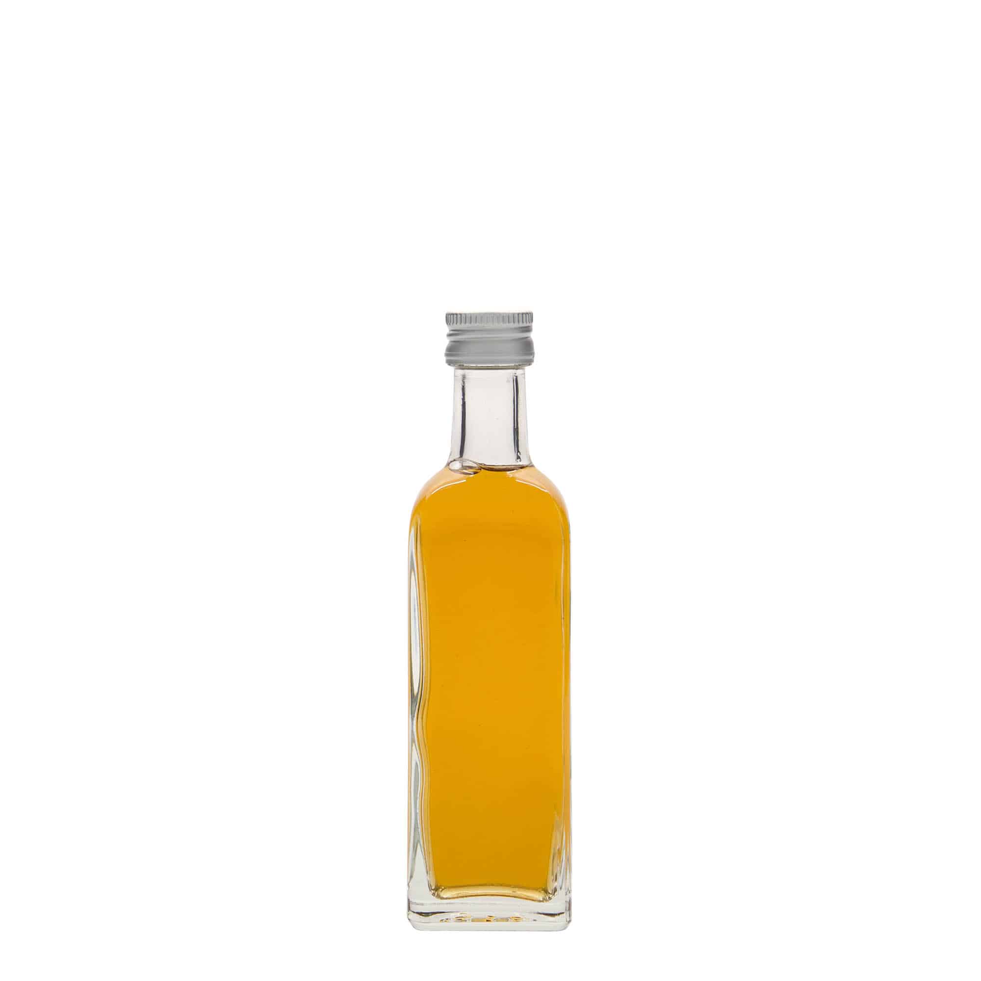 60 ml γυάλινο μπουκάλι 'Marasca', τετράγωνο, στόμιο: PP 18
