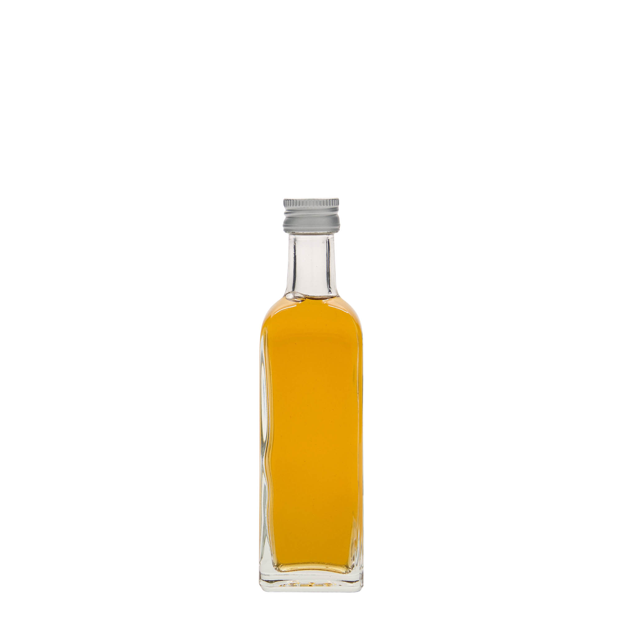 60 ml γυάλινο μπουκάλι 'Marasca', τετράγωνο, στόμιο: PP 18