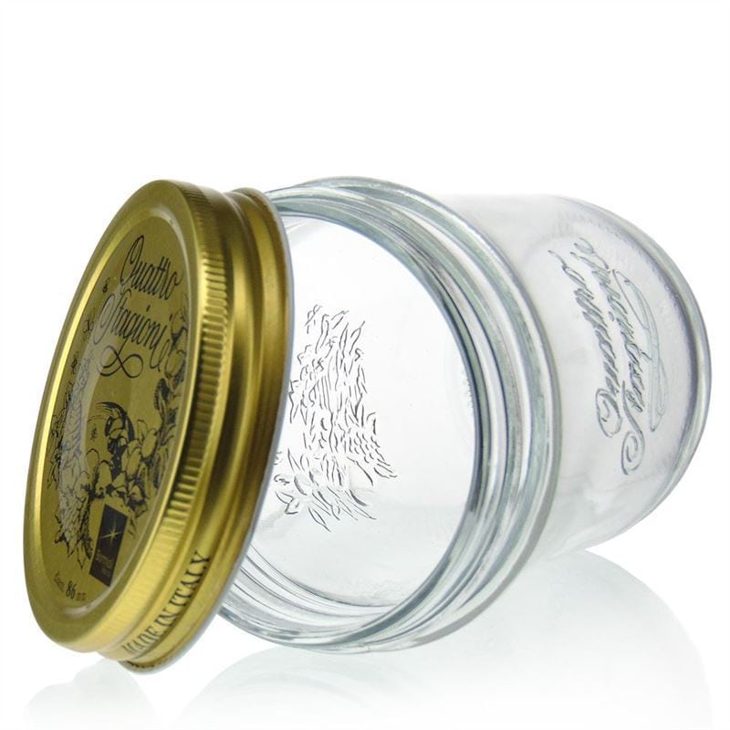 320 ml βάζο με καπάκι 'Quattro Stagioni', στόμιο: βιδωτό κλείσιμο 320 ml βάζο με καπάκι 'Quattro Stagioni', στόμιο: βιδωτό κλείσιμο