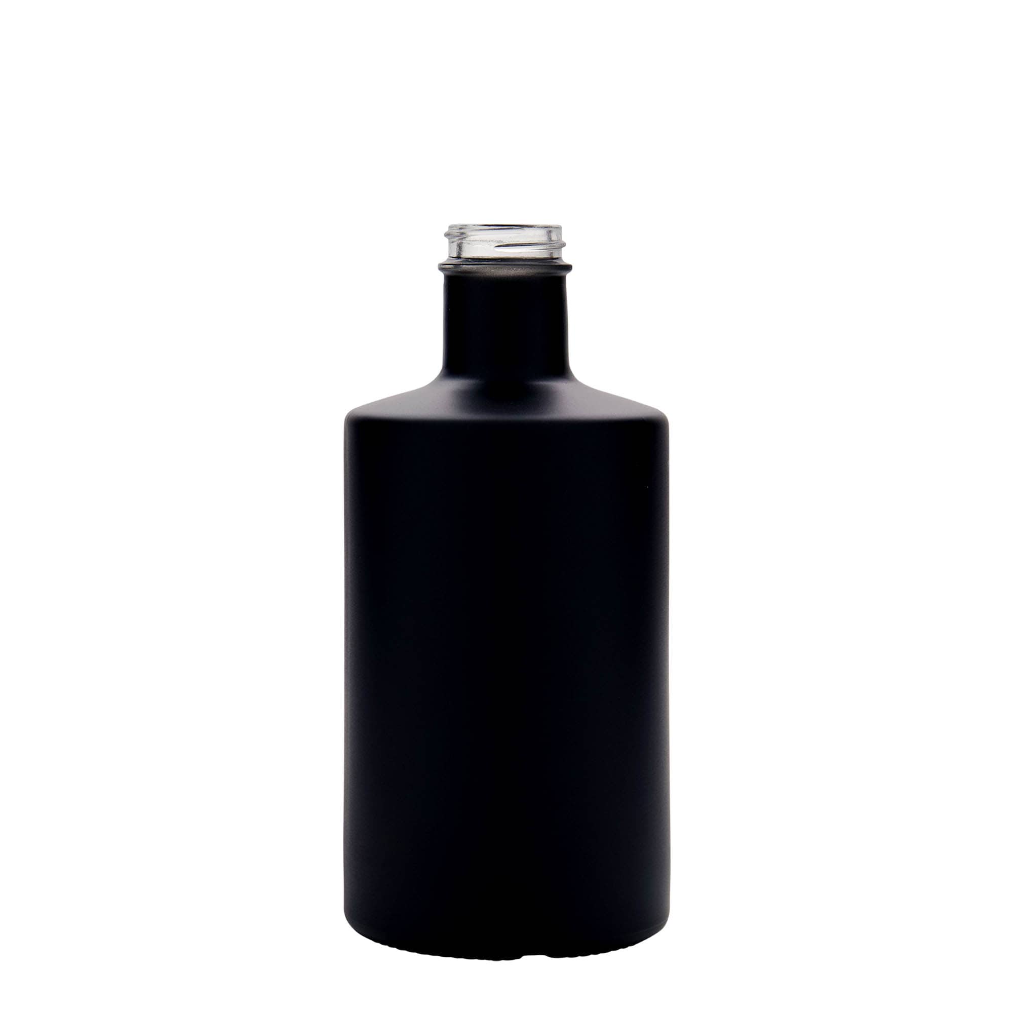 500 ml γυάλινο μπουκάλι 'Caroline', μαύρο, στόμιο: GPI 33