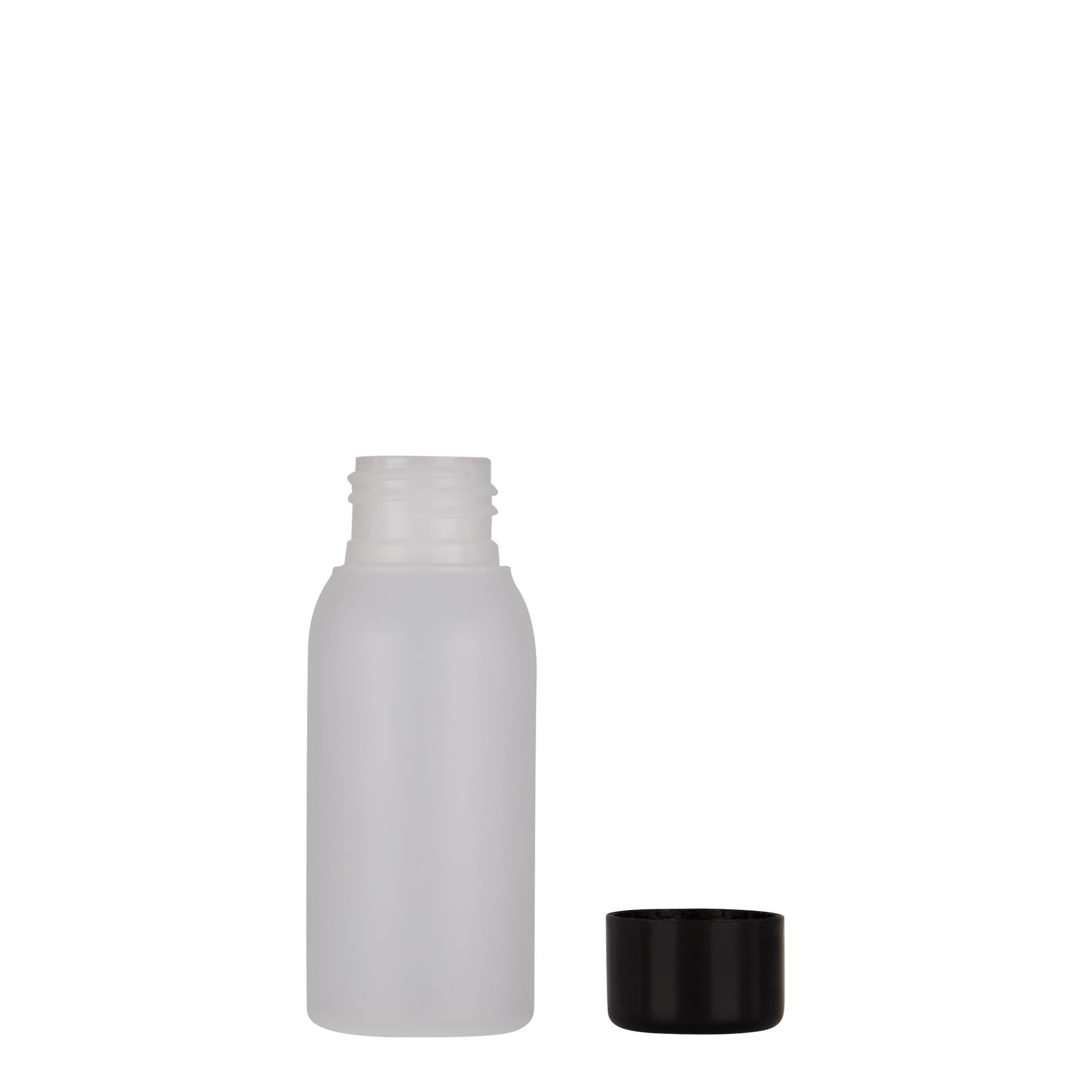50 ml πλαστικό μπουκάλι 'Tuffy', HDPE, φυσικό, στόμιο: 24/410