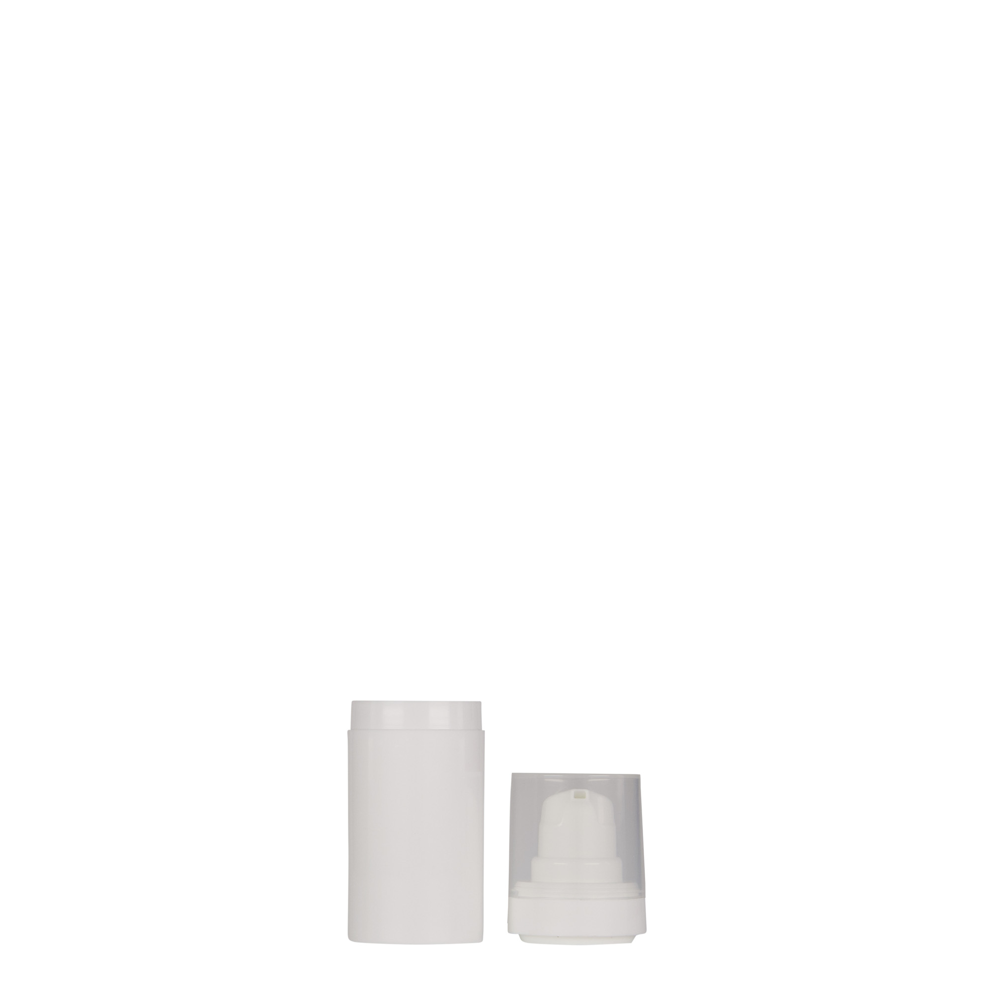 15 ml Airless διανομέας 'Micro', πλαστικό PP, λευκό 15 ml Airless διανομέας 'Micro', πλαστικό PP, λευκό