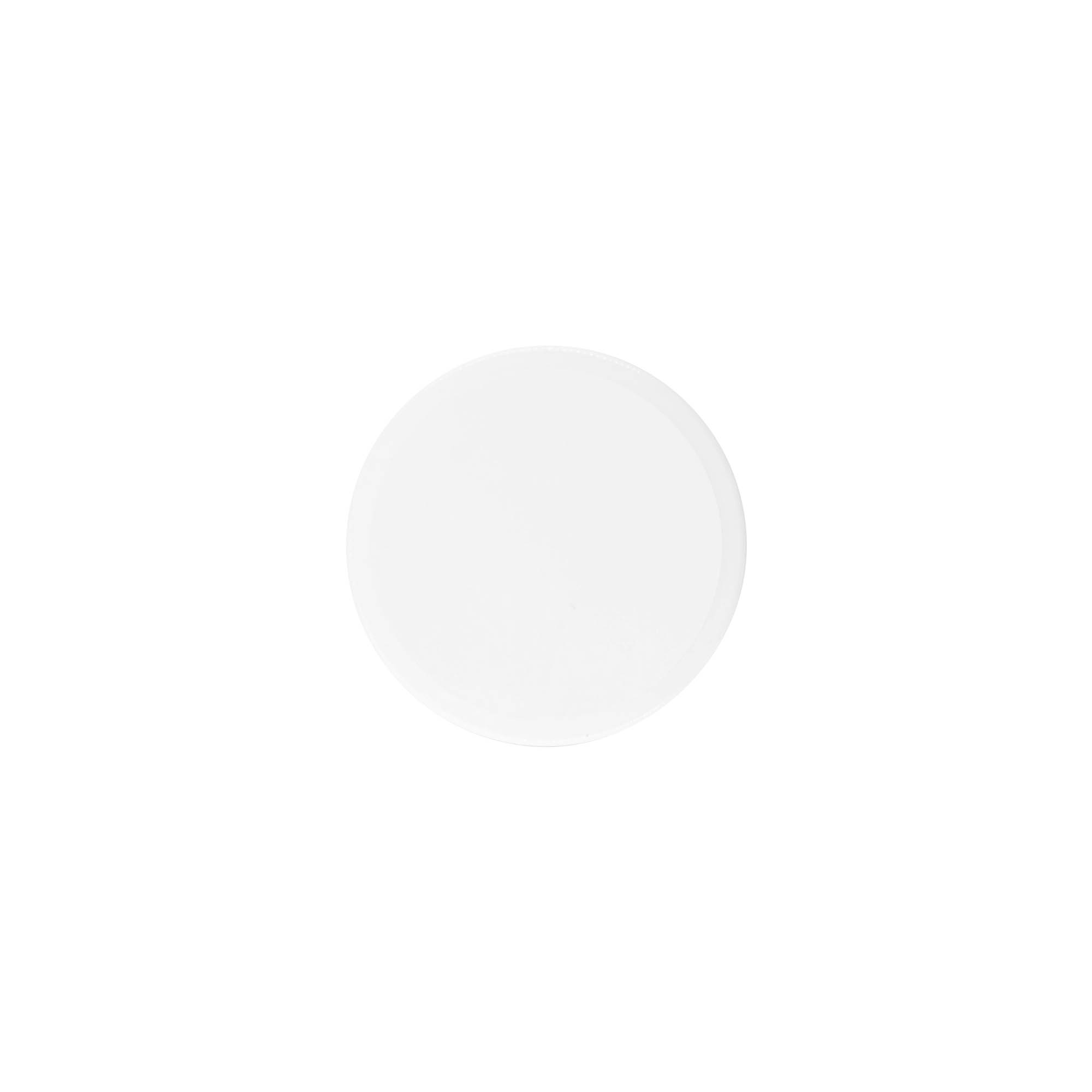 Βιδωτό καπάκι 'White Line' 60ml, πλαστικό PP, λευκό