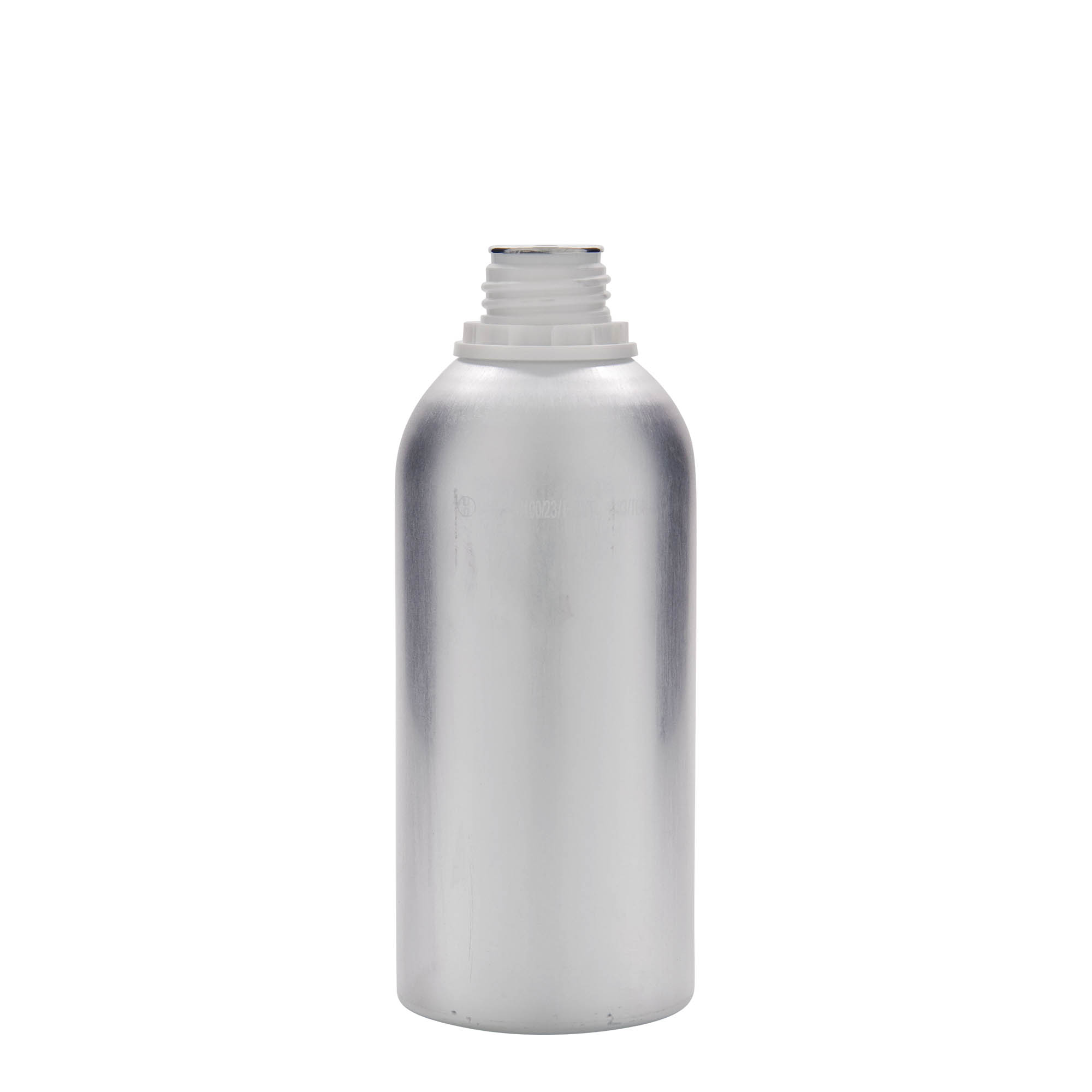 625 ml αλουμινένιο μπουκάλι, μέταλλο, ασημί, στόμιο: DIN 32