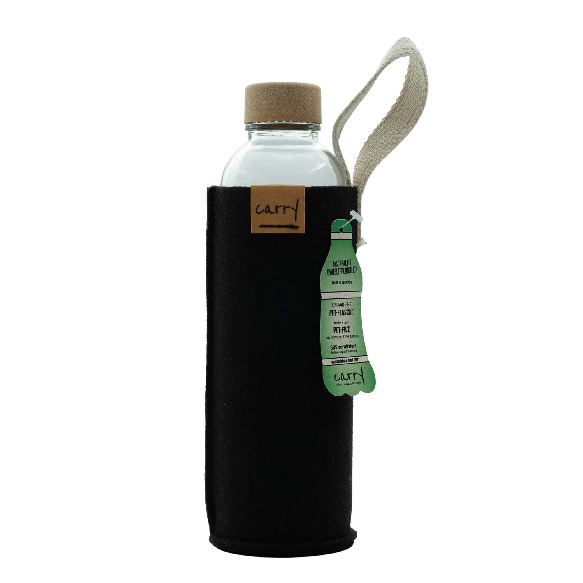 Θήκη 'CARRY Sleeve', υφασμάτινη, μαύρη