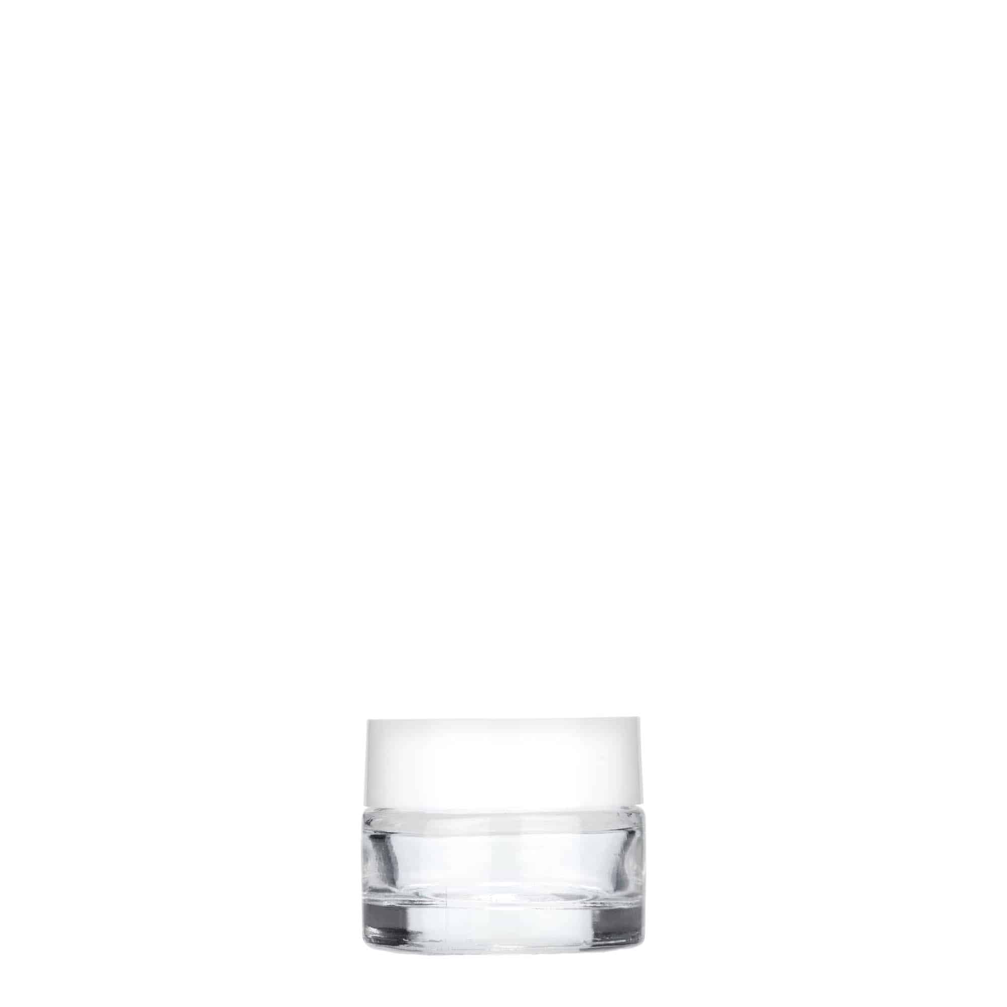 5 ml βαζάκι 'Beauty', γυαλί, στόμιο: βιδωτό καπάκι