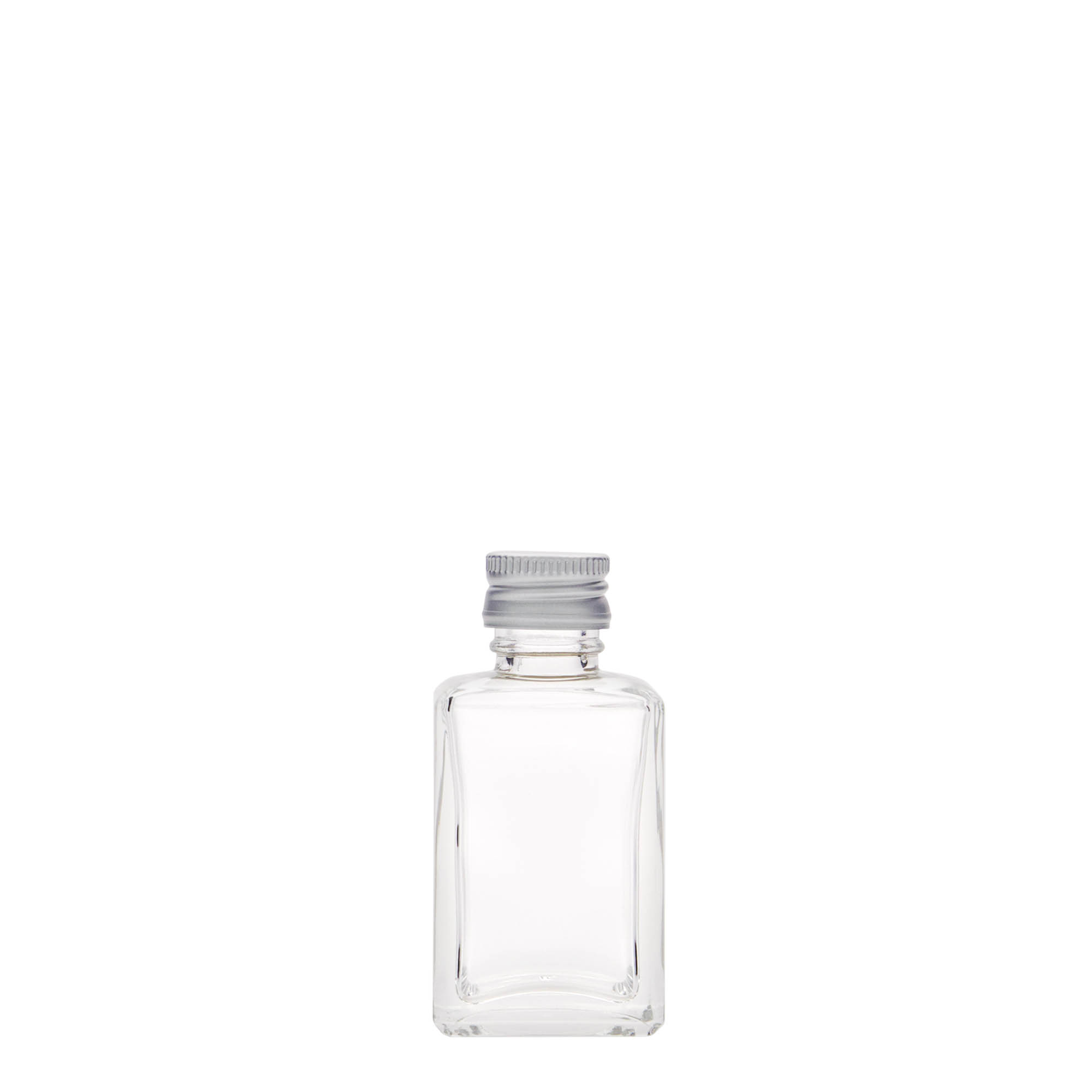 30 ml γυάλινο μπουκάλι 'Tamme', τετράγωνο, στόμιο: PP 18 30 ml γυάλινο μπουκάλι 'Tamme', τετράγωνο, στόμιο: PP 18