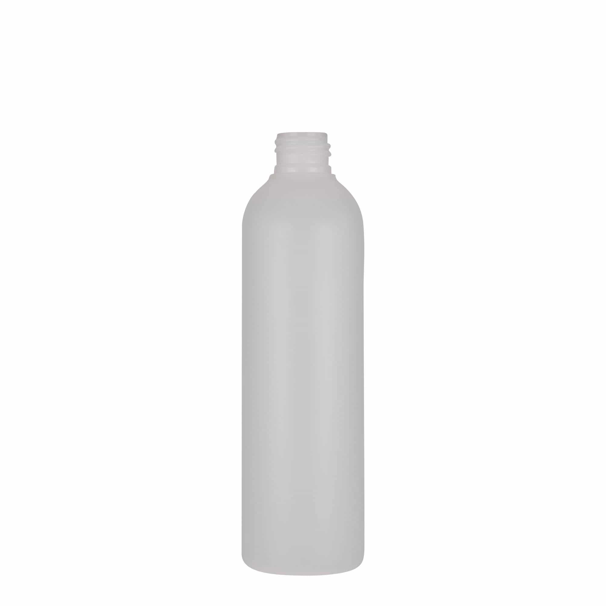 Πλαστικό μπουκάλι 'Tuffy' 250 ml, HDPE, φυσικό χρώμα, στόμιο: 24/410 Πλαστικό μπουκάλι 'Tuffy' 250 ml, HDPE, φυσικό χρώμα, στόμιο: 24/410