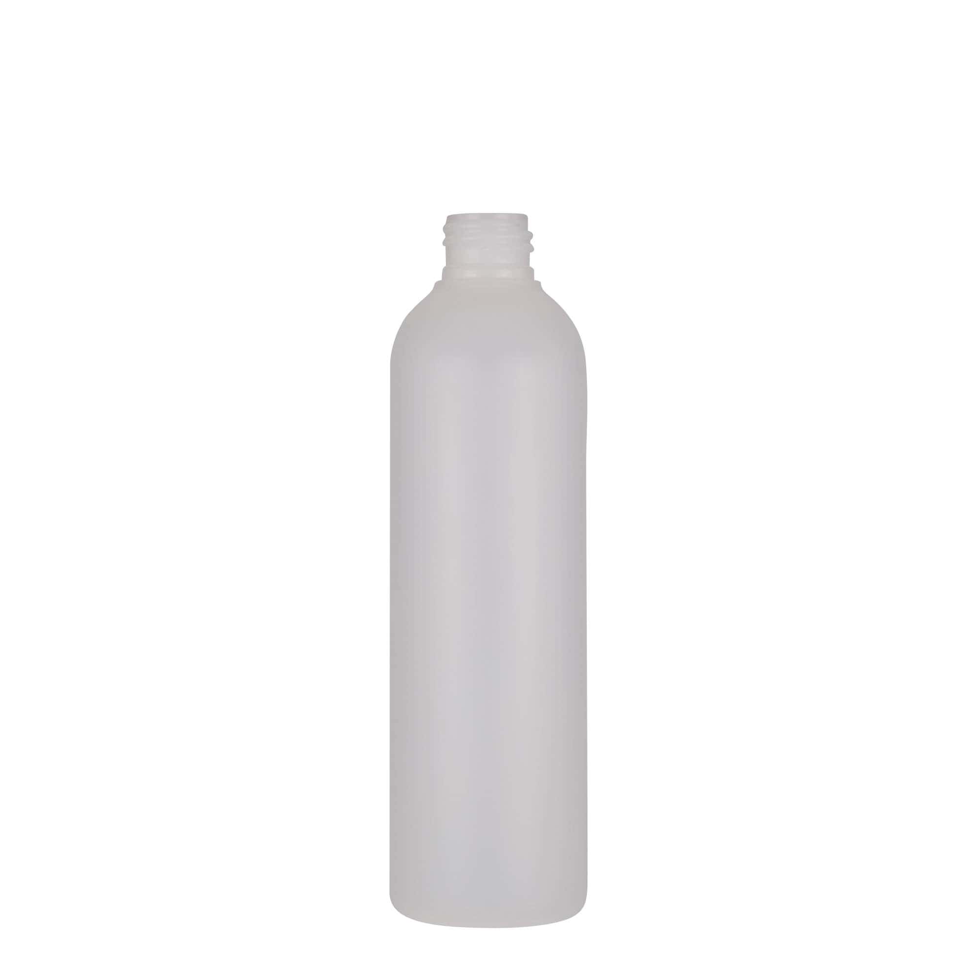 250 ml πλαστικό μπουκάλι 'Tuffy', HDPE, φυσικό, στόμιο: 24/410
