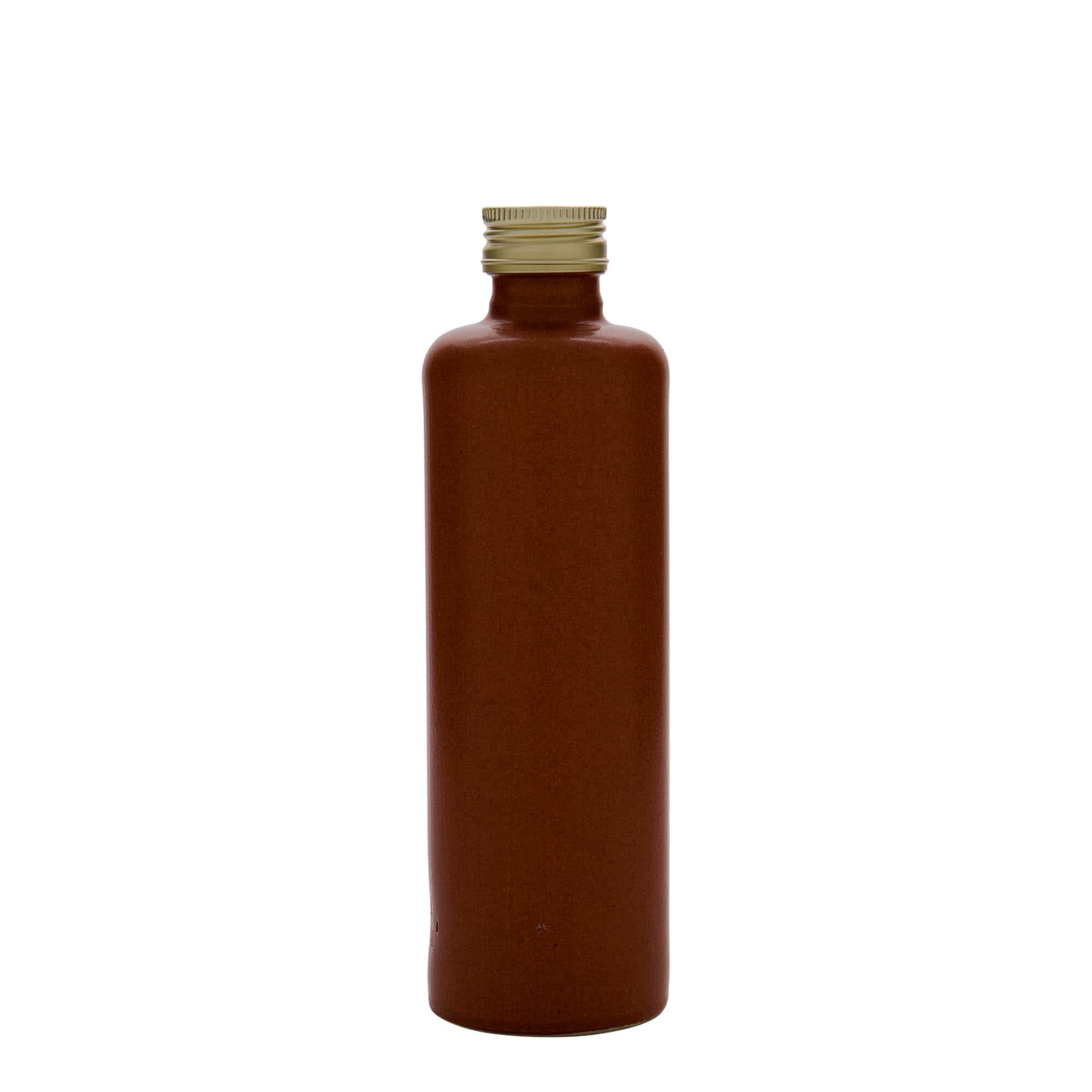 350 ml κανάτα από πηλό, κεραμικό, κόκκινο-καφέ, στόμιο: PP 31,5