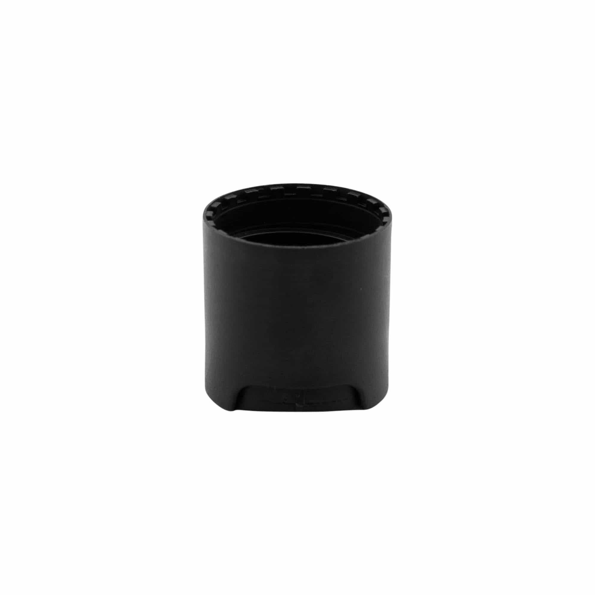 Κάλυμμα με βίδα Disc Top, πλαστικό PP, μαύρο, για στόμιο: 24/410