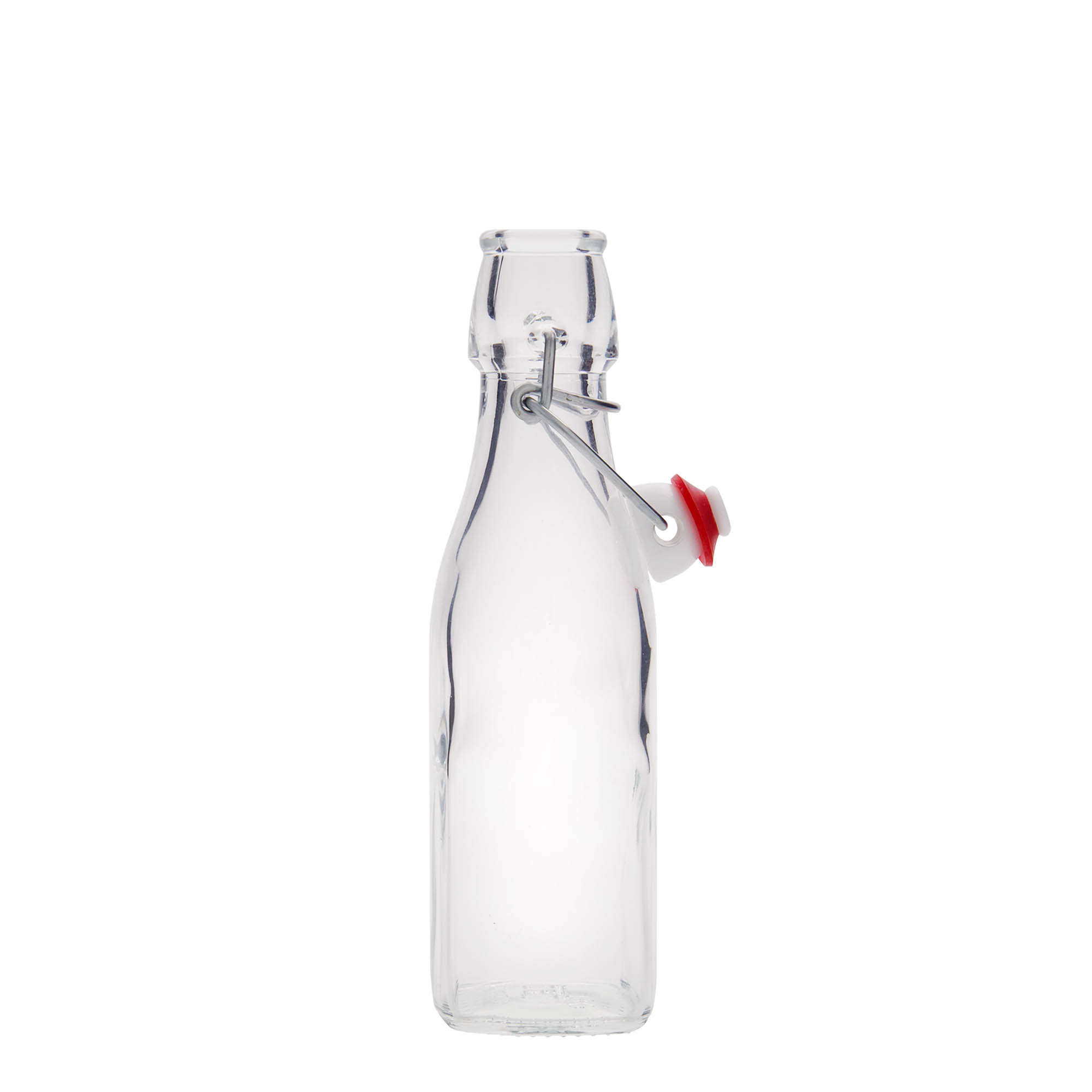250 ml γυάλινο μπουκάλι 'Swing, τετράγωνο, στόμιο: κλείστρο με μοχλό 250 ml γυάλινο μπουκάλι 'Swing, τετράγωνο, στόμιο: κλείστρο με μοχλό