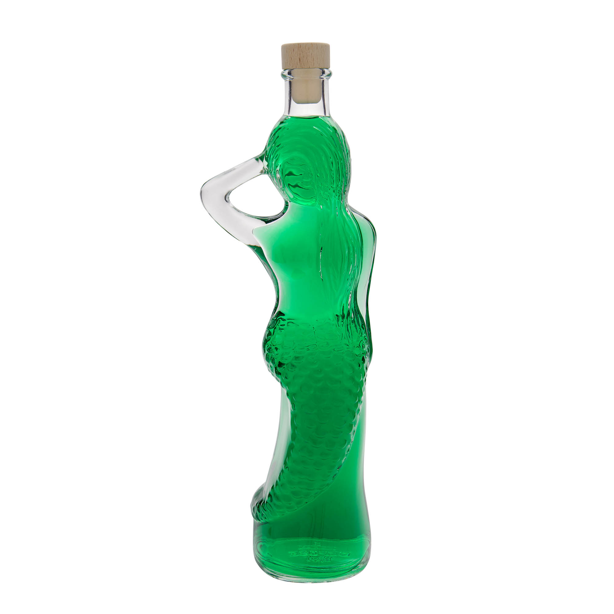 500 ml γυάλινο μπουκάλι 'Γοργόνα', στόμιο: φελλός