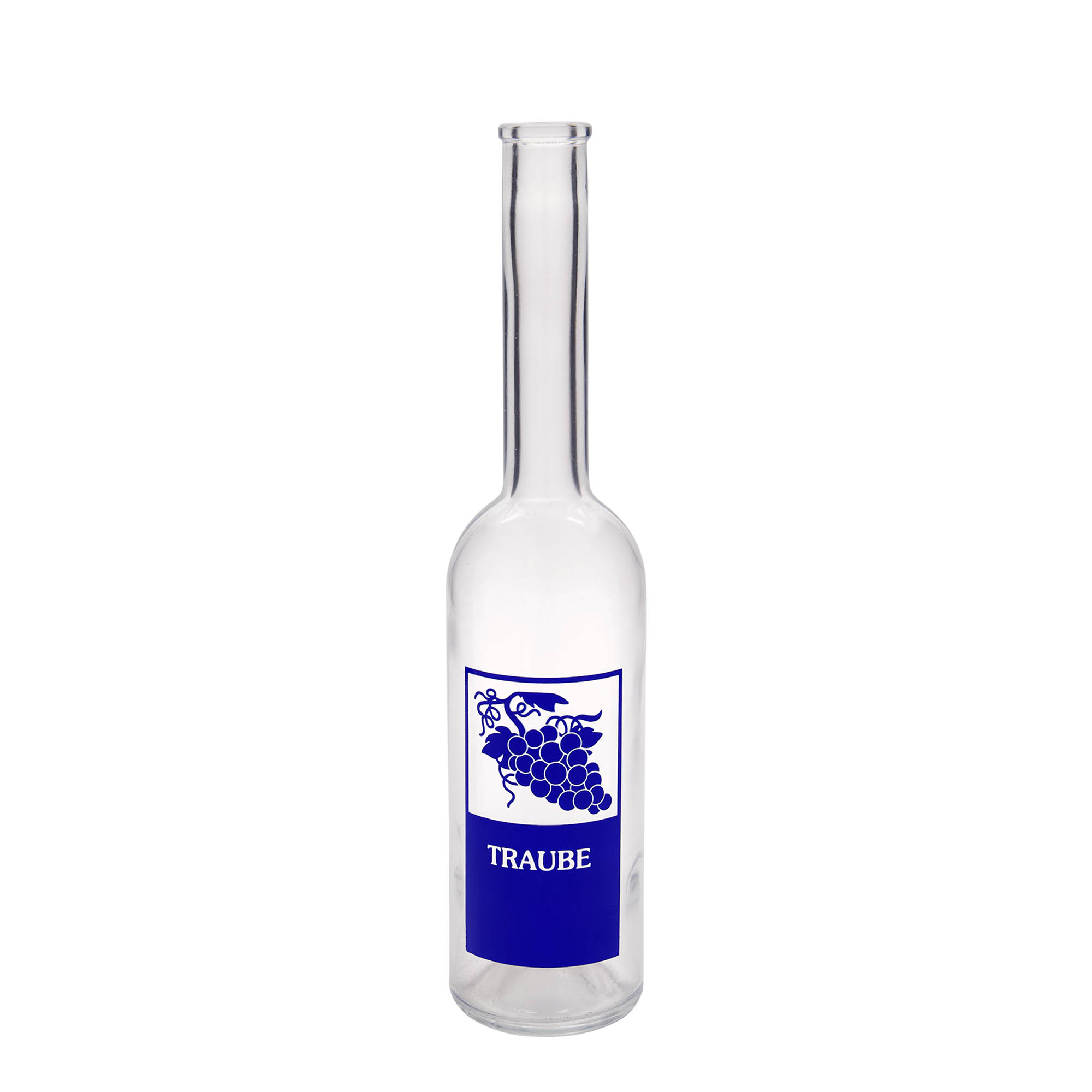 500 ml γυάλινο μπουκάλι 'Opera', σχέδιο: Σταφύλι, στόμιο: Φελλός