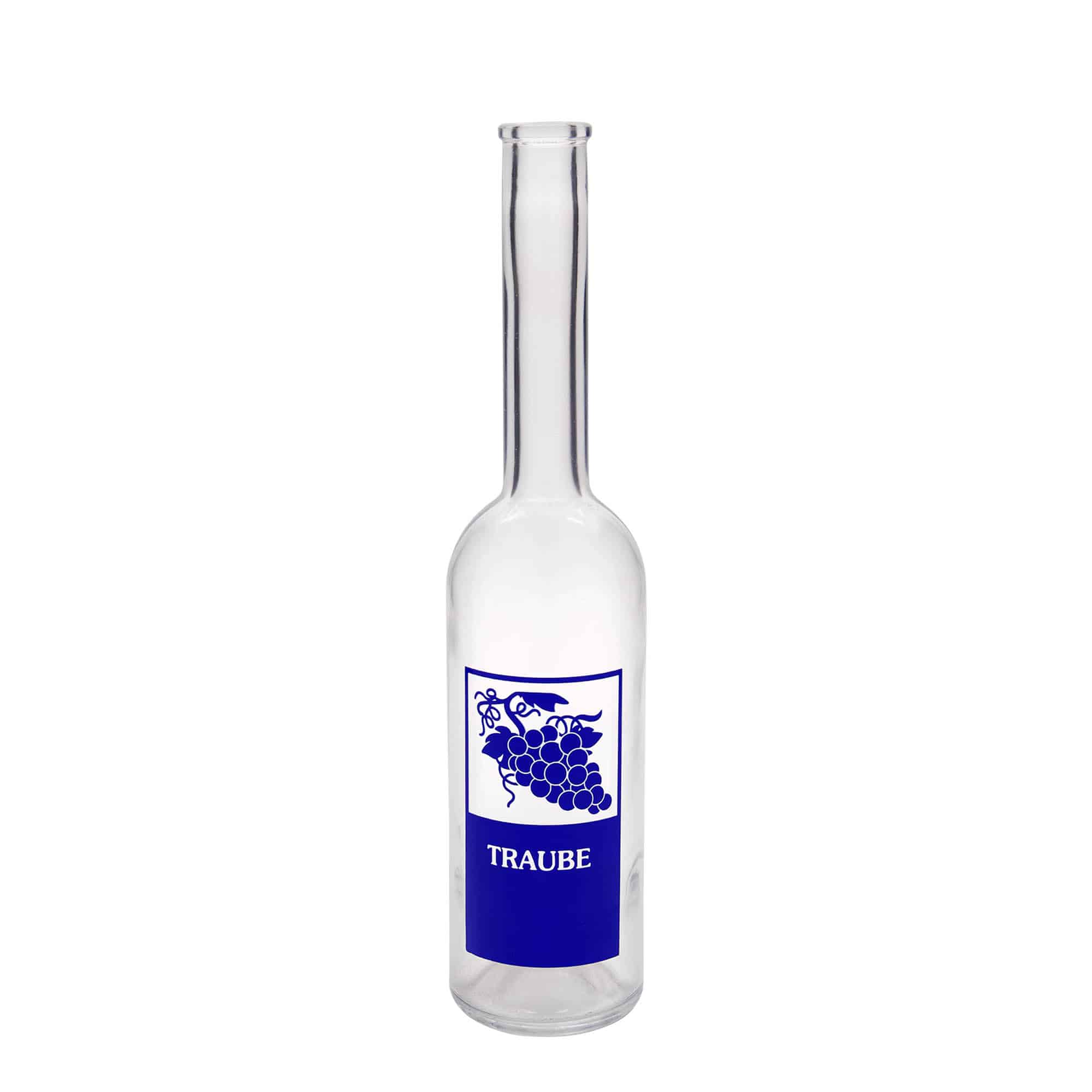 500 ml γυάλινο μπουκάλι 'Opera', σχέδιο: Σταφύλι, στόμιο: Φελλός