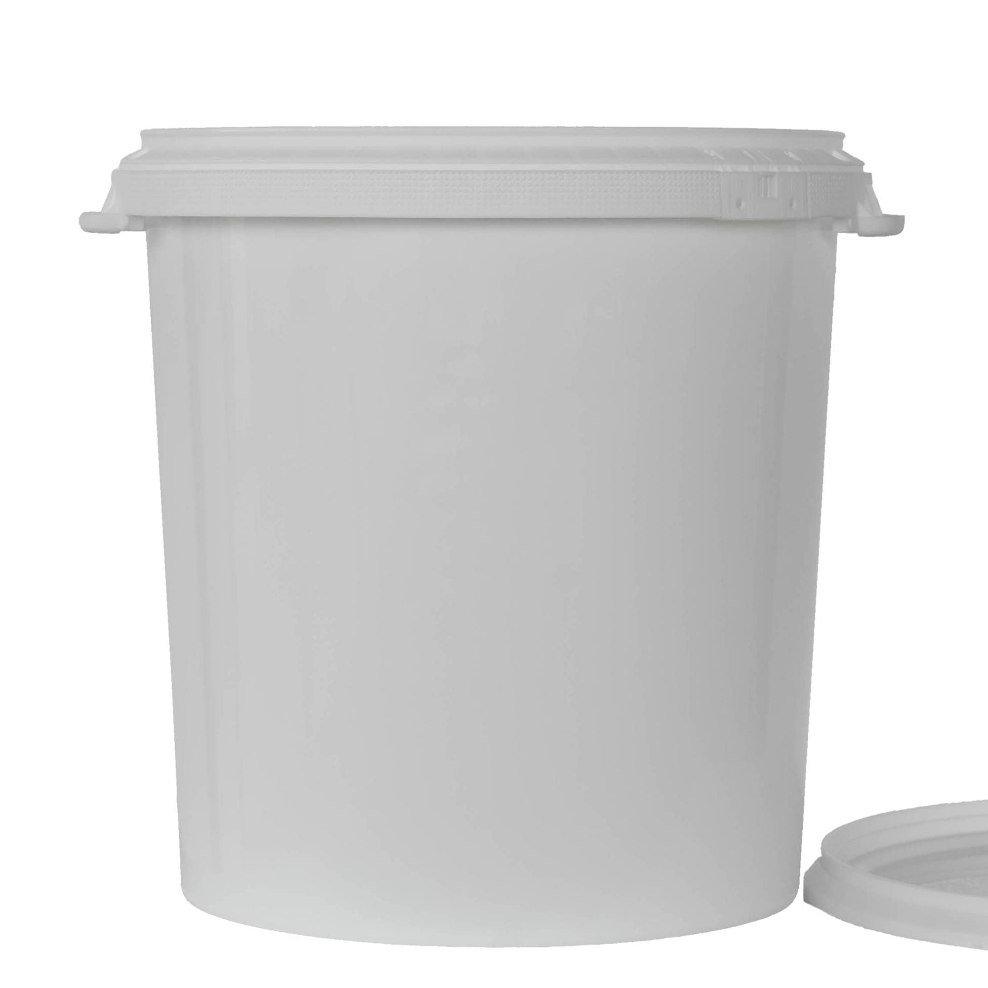30 l κουβάς, πλαστικό PP, λευκός