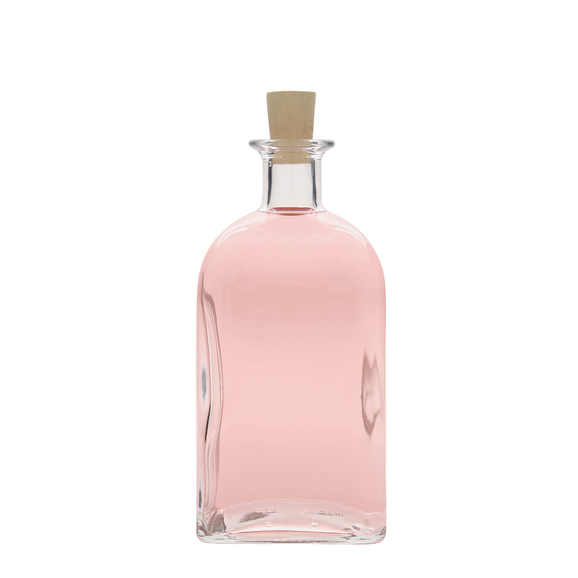 700 ml γυάλινο μπουκάλι Apotheker Carré, τετράγωνο, στόμιο: φελλός 700 ml γυάλινο μπουκάλι Apotheker Carré, τετράγωνο, στόμιο: φελλός