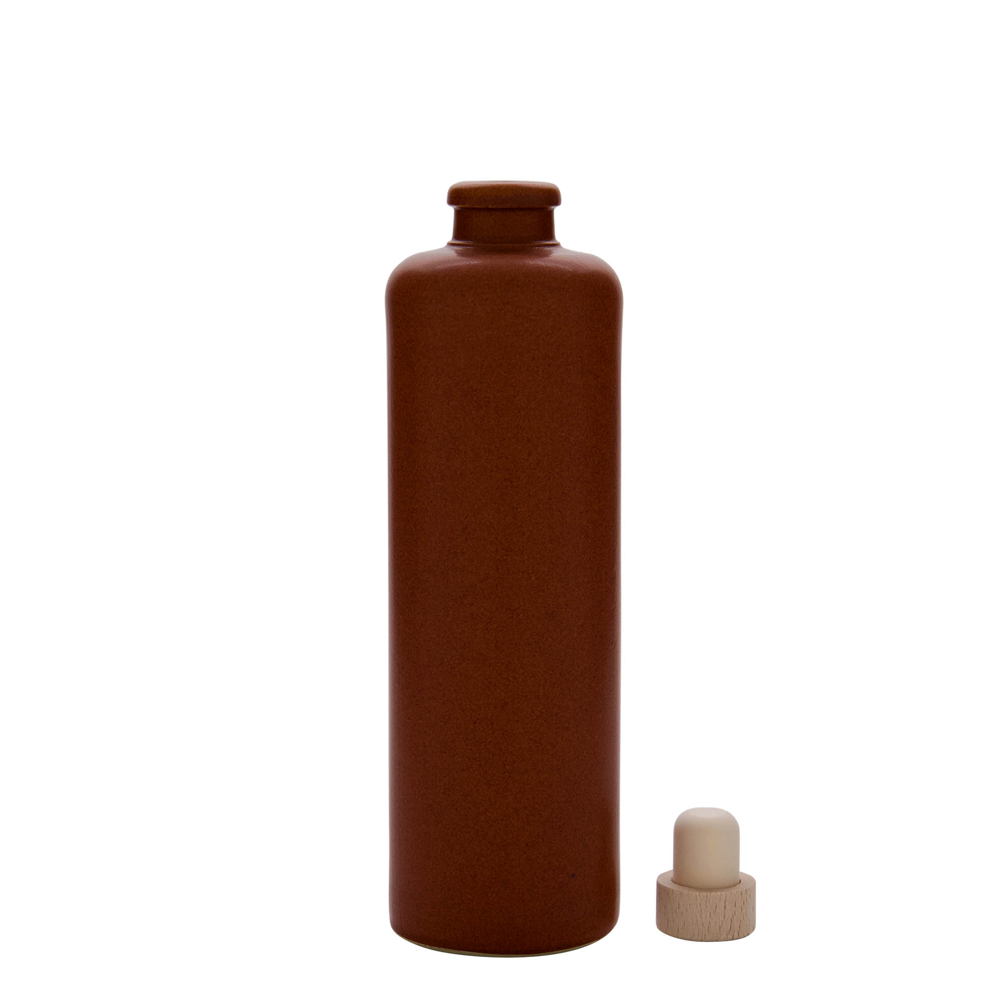 500 ml κανάτα από πηλό, κεραμικό, κόκκινο-καφέ, στόμιο: φελλός 500 ml κανάτα από πηλό, κεραμικό, κόκκινο-καφέ, στόμιο: φελλός
