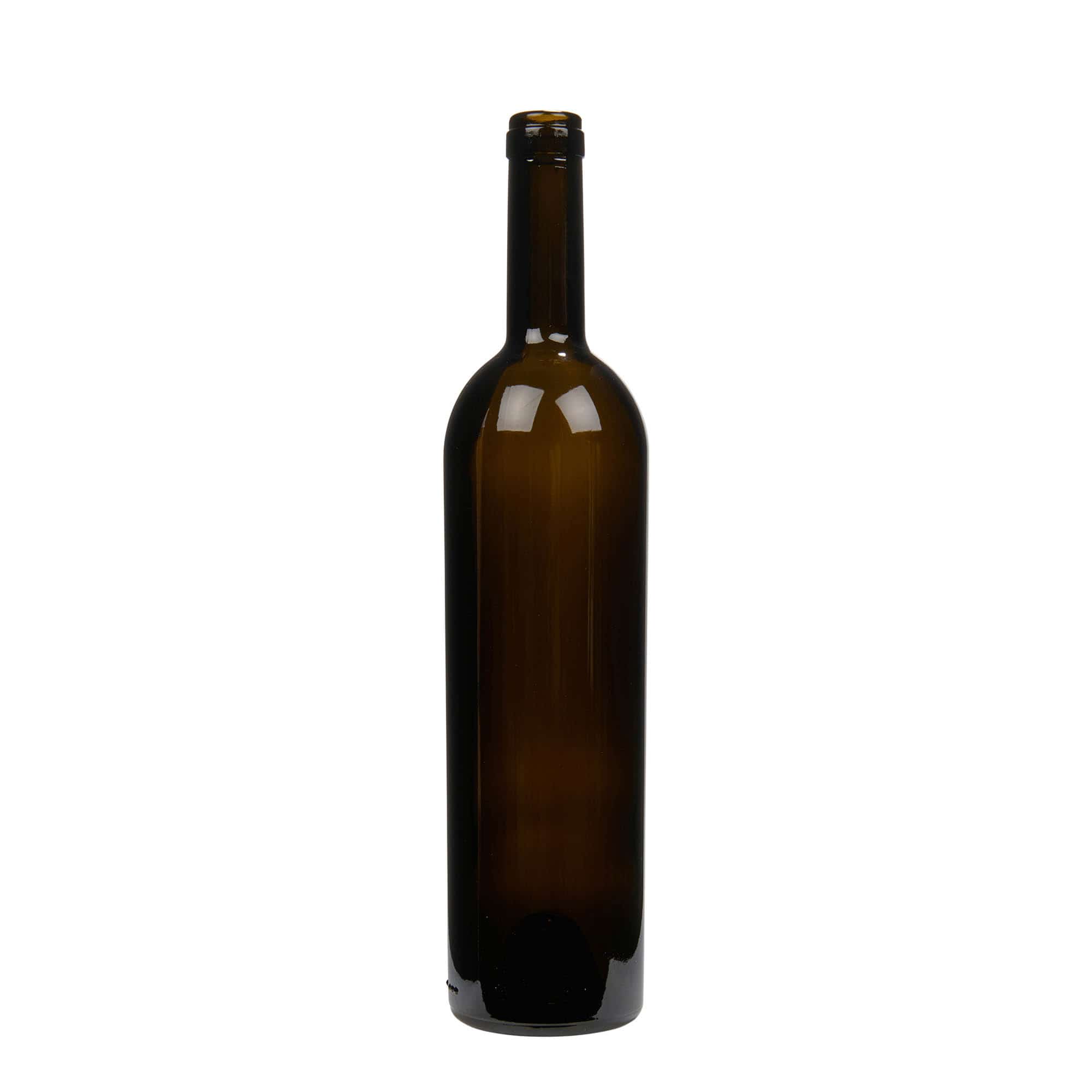 Μπουκάλι κρασιού 'Liberty' 750 ml, πράσινο αντικέ, στόμιο: φελλός