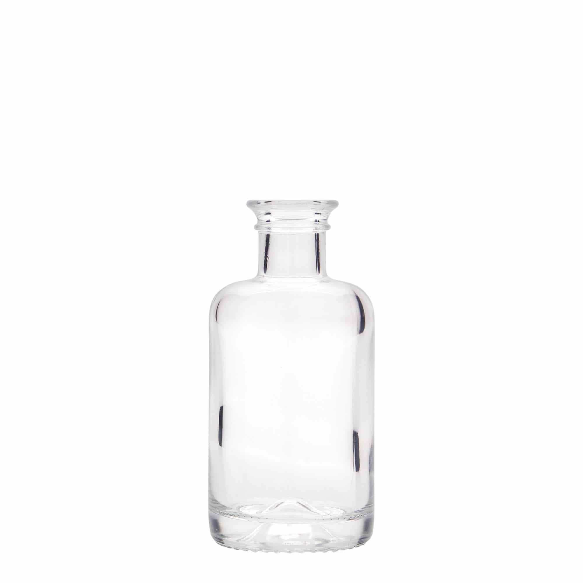 100 ml γυάλινο μπουκάλι φαρμακοποιού, στόμιο: φελλός