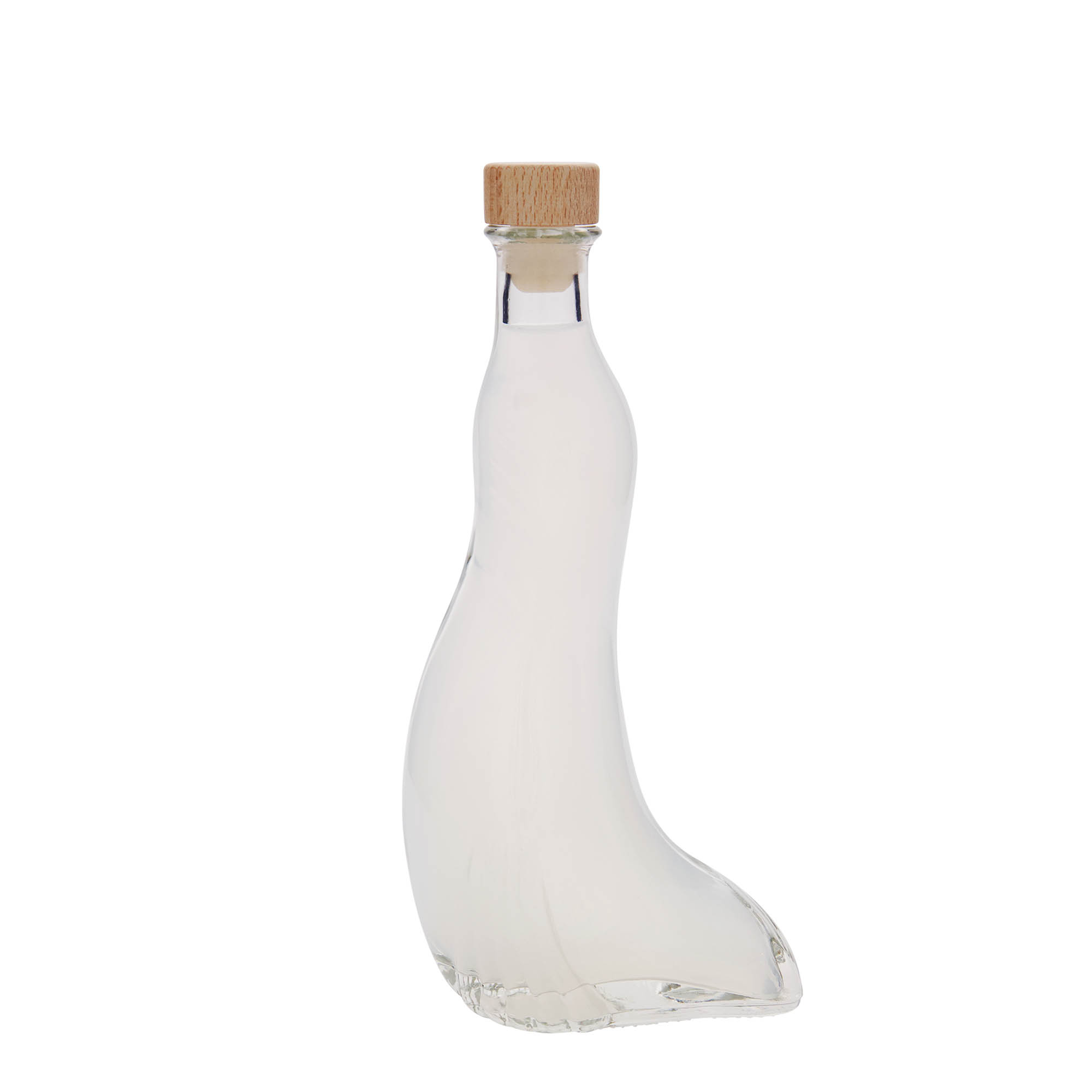 200 ml γυάλινο μπουκάλι 'Φώκια', στόμιο: φελλός