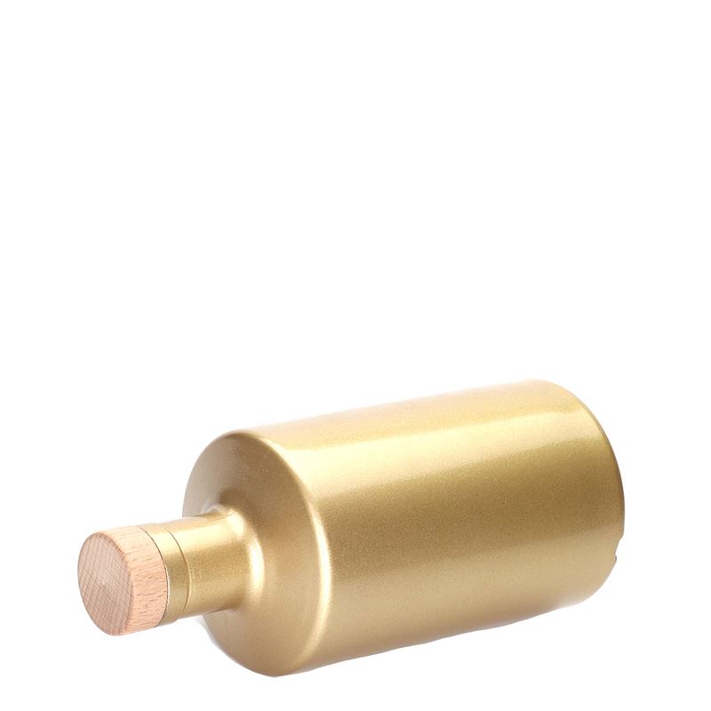 500 ml γυάλινο μπουκάλι 'Caroline', χρυσό, στόμιο: φελλός 500 ml γυάλινο μπουκάλι 'Caroline', χρυσό, στόμιο: φελλός