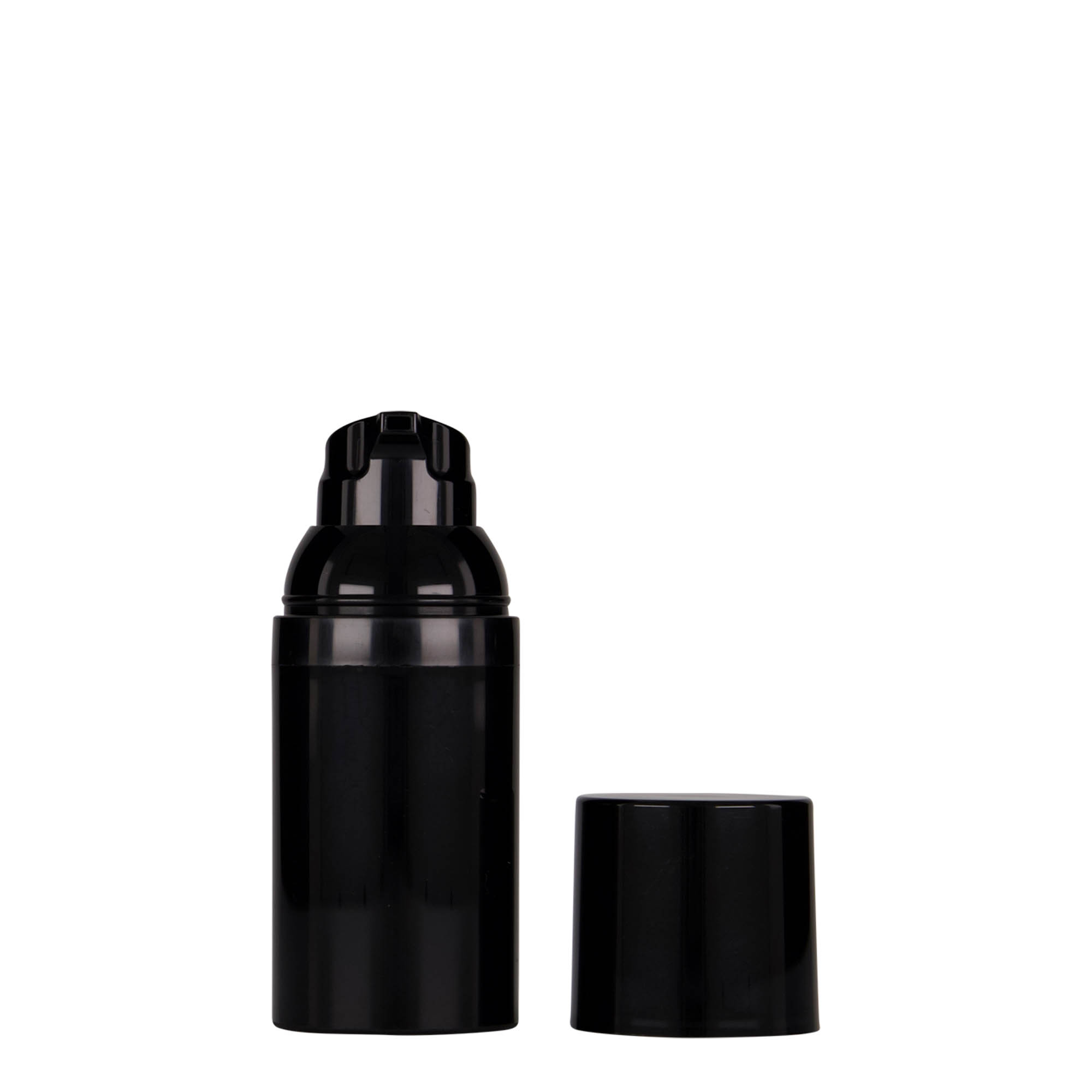30 ml Airless διανομέας 'Mezzo', πλαστικό PP, μαύρο