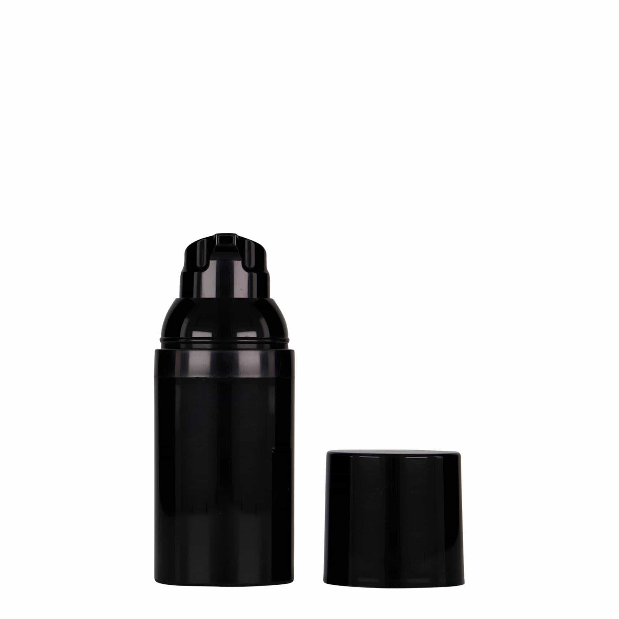 30 ml Airless διανομέας 'Mezzo', πλαστικό PP, μαύρο