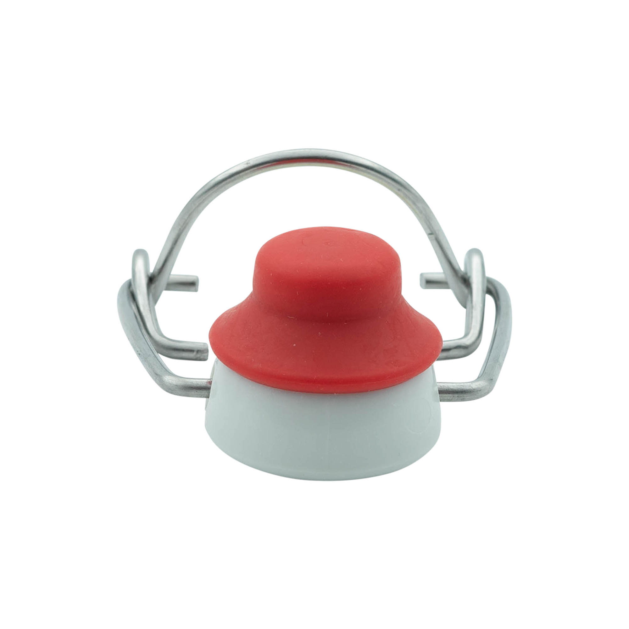 Κούμπωμα σιδερώματος ειδικού μεγέθους, πλαστικό, κόκκινο-λευκό Κούμπωμα σιδερώματος ειδικού μεγέθους, πλαστικό, κόκκινο-λευκό