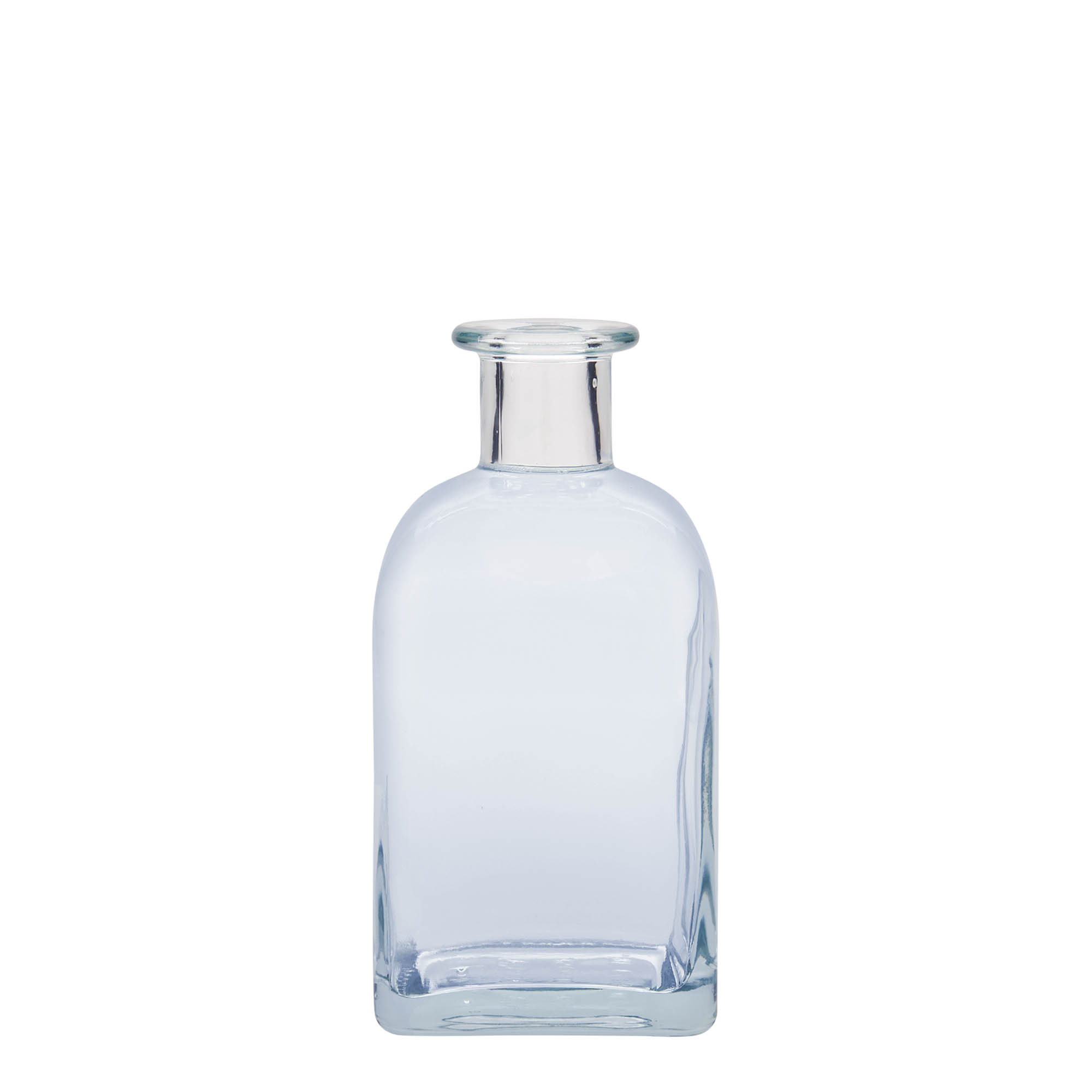 350 ml γυάλινο μπουκάλι Apotheker Carré, τετράγωνο, στόμιο: φελλός